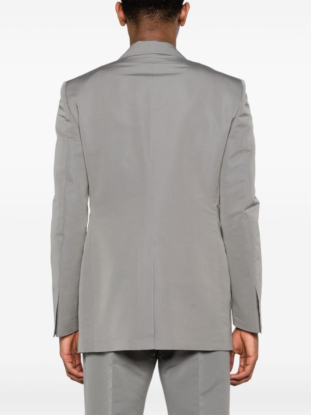 peak-lapels single-breasted blazer - 4