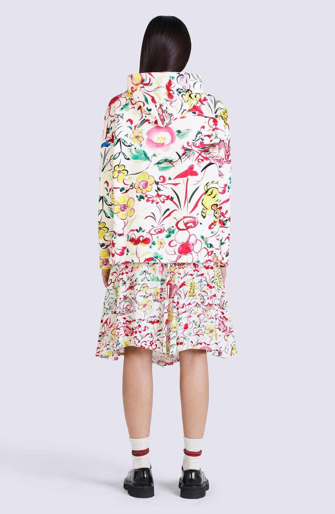 'Akae Ink' hooded sweatshirt - 4