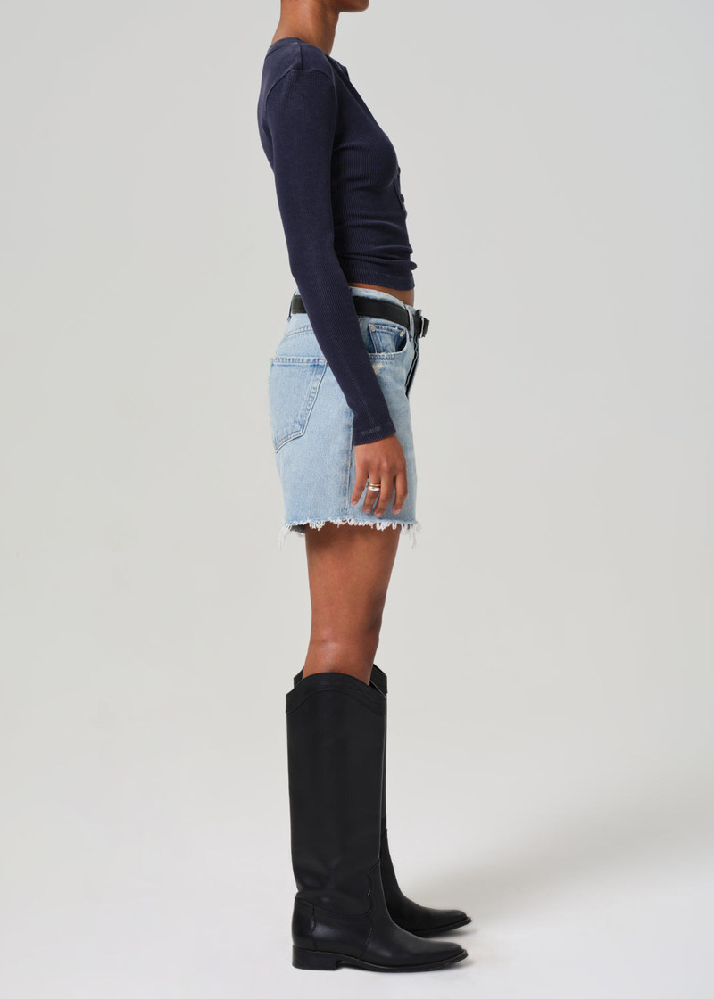 Marlow Long Vintage Short In Raleigh 4