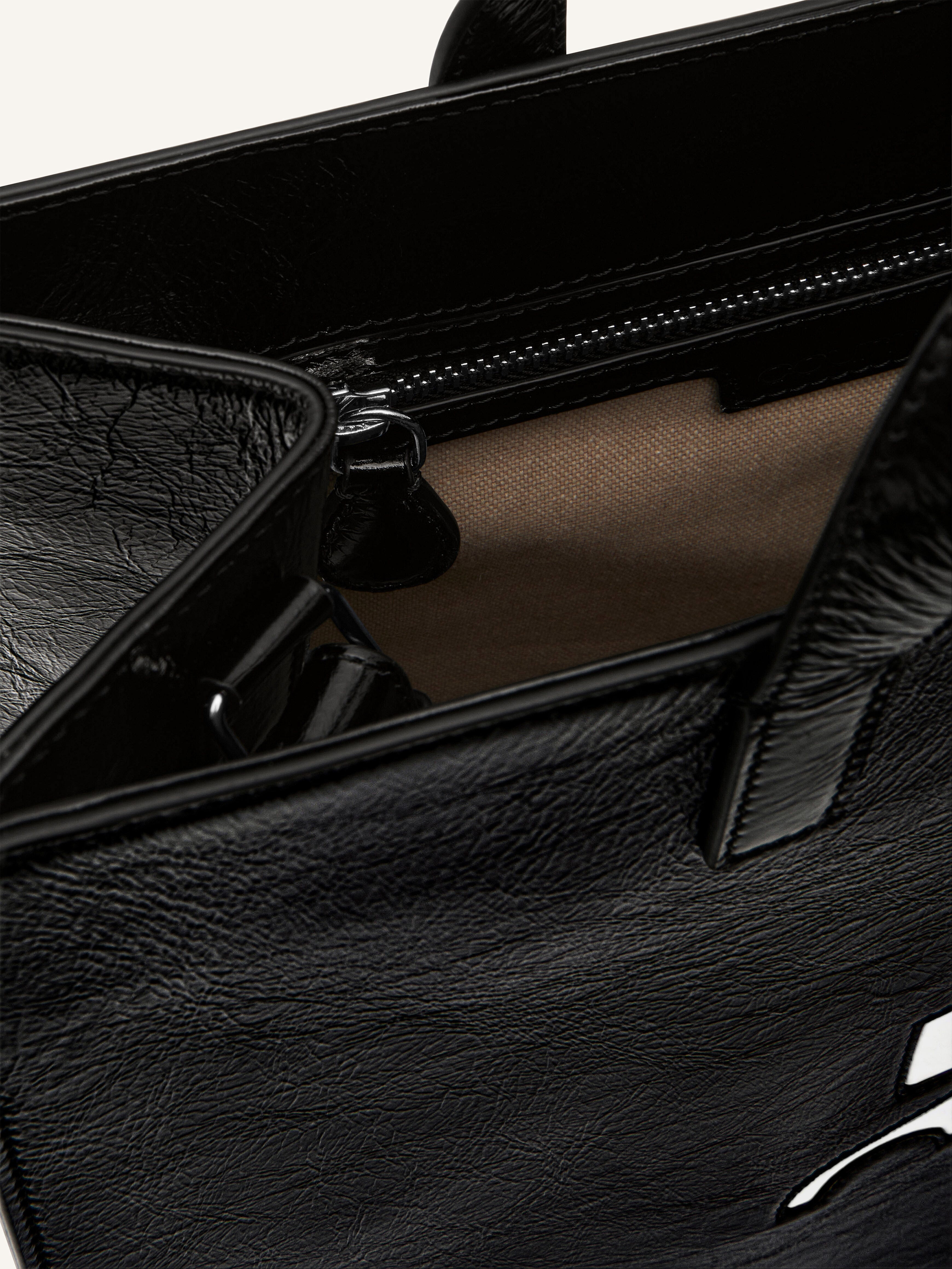 REEDITION NAPLACK LEATHER TOTE BAG - 4