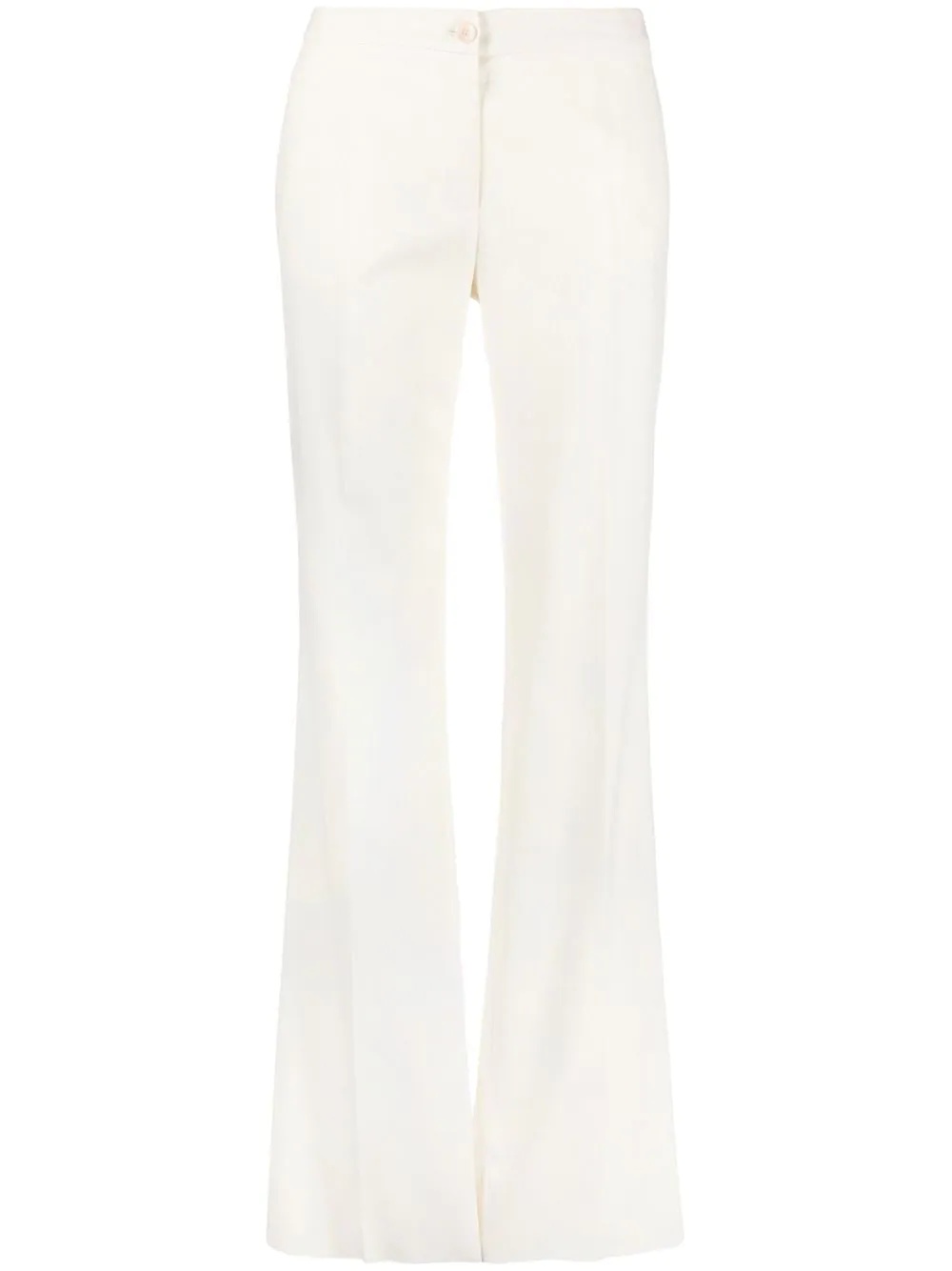 high-waisted wide-leg trousers - 1