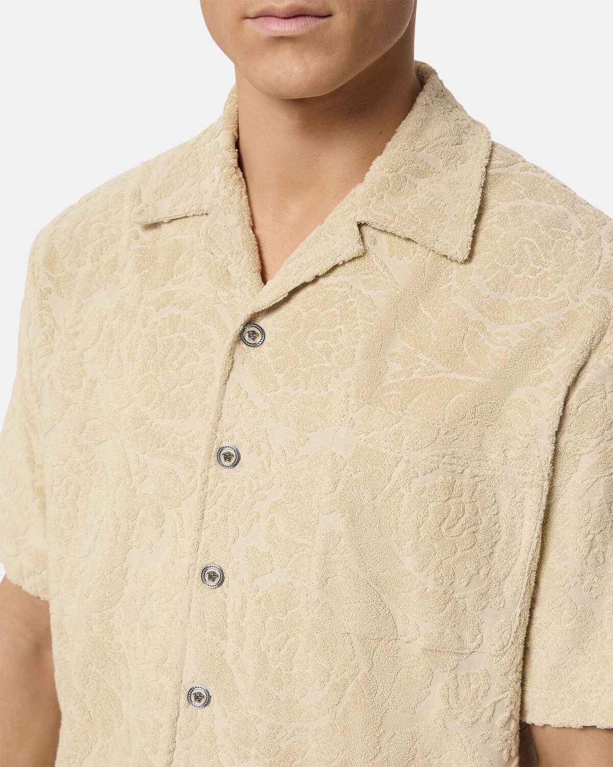 Barocco Jacquard Towel Shirt - 3