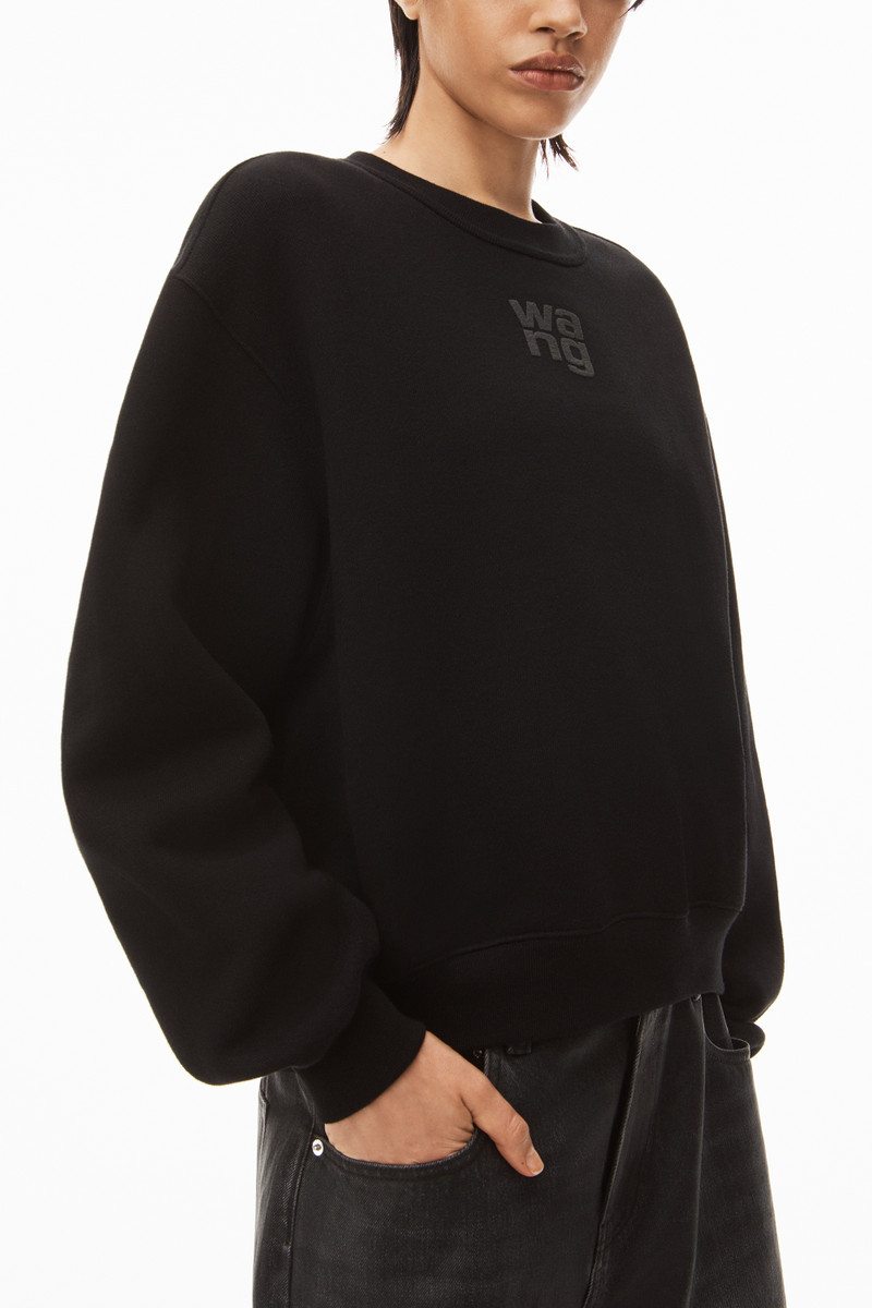 PUFF LOGO SWEATSHIRT IN STRUCTURED TERRY 3