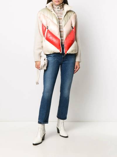 Moncler Grenoble chevron puffer jacket outlook