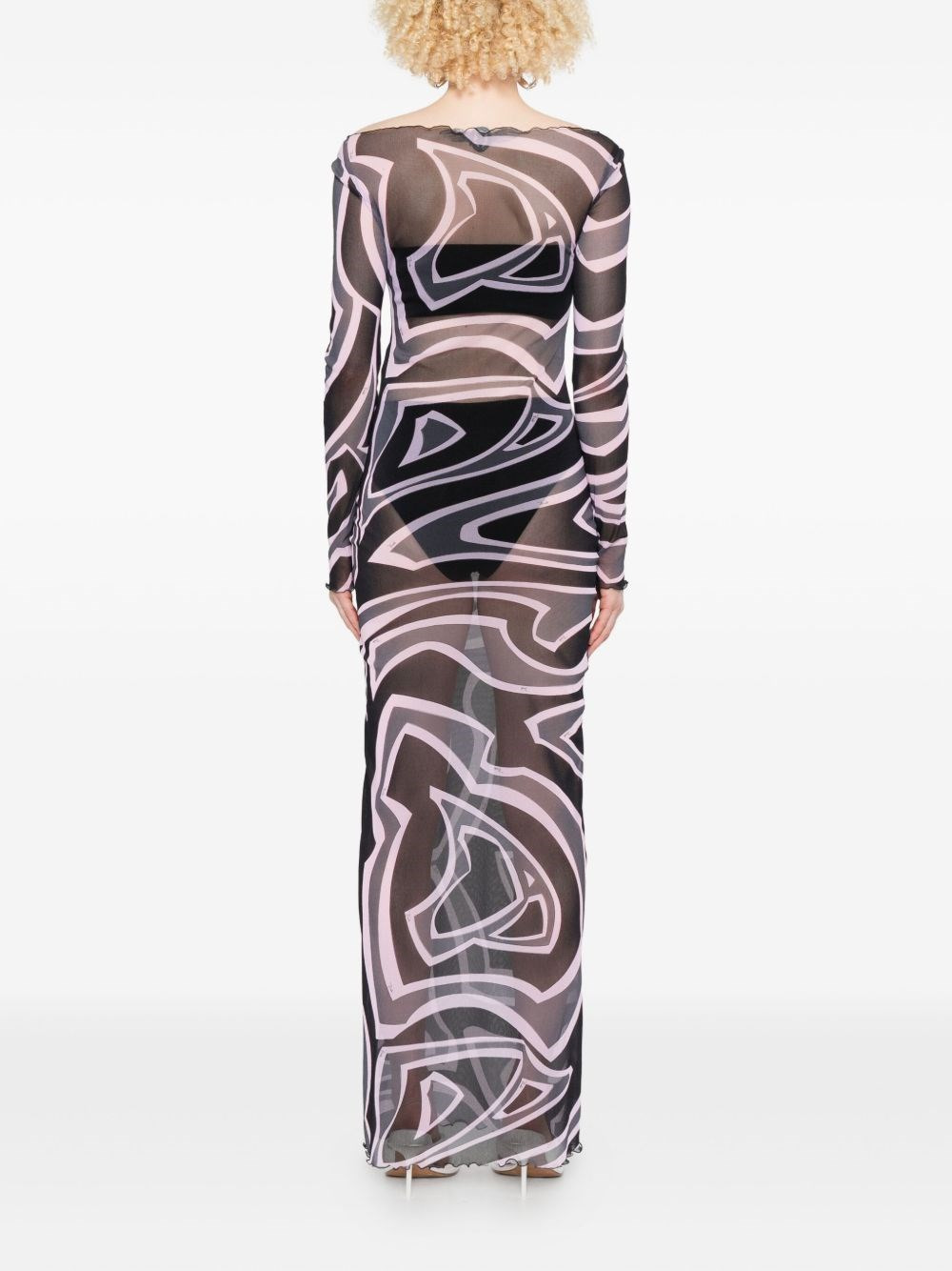 Printed maxi dress - 4