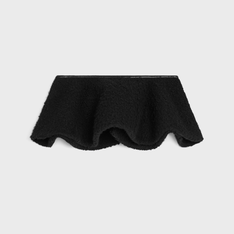 CELINE peplum IN cashmere and wool natté outlook