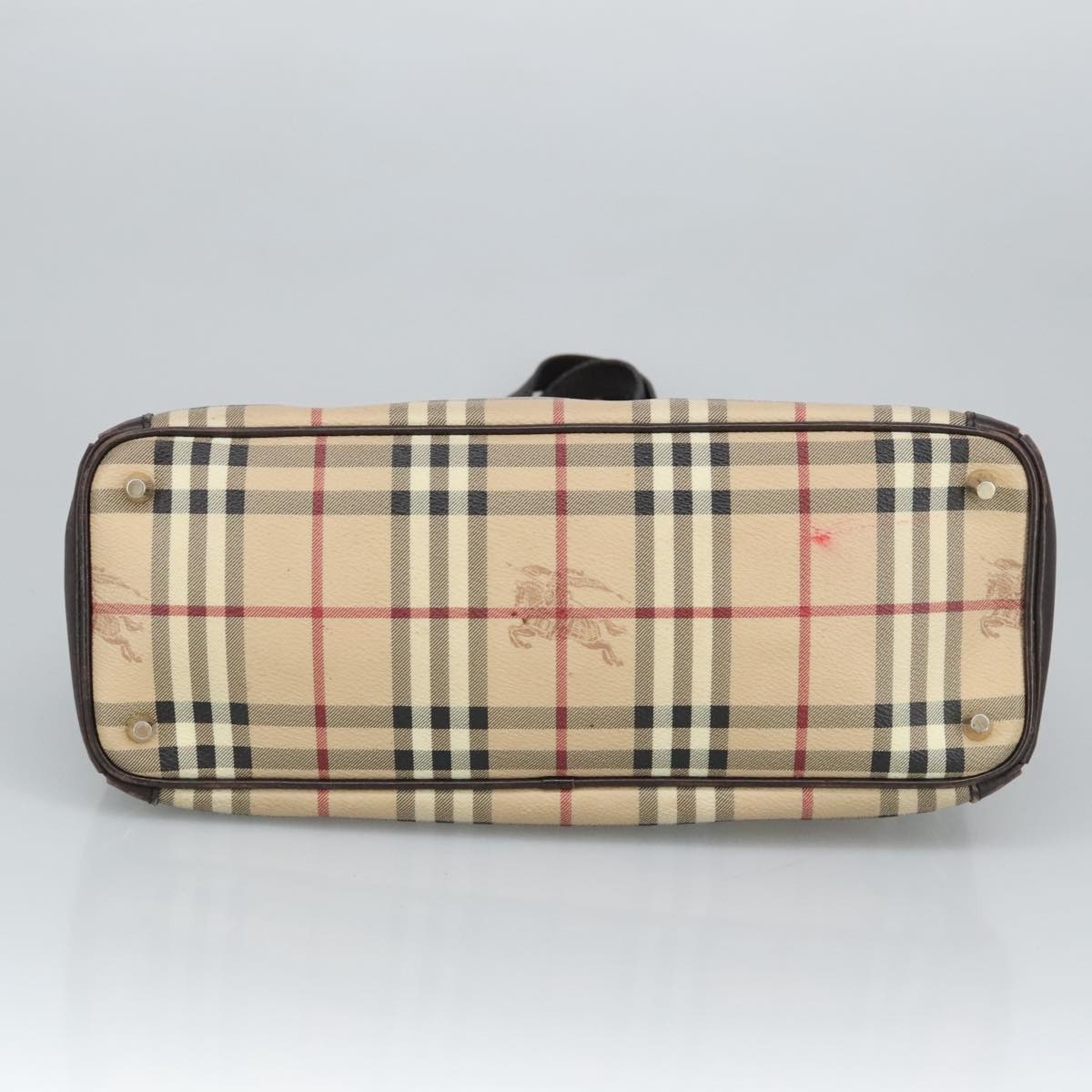 Burberry Nova Check Shoulder Bag Pvc Beige - 9