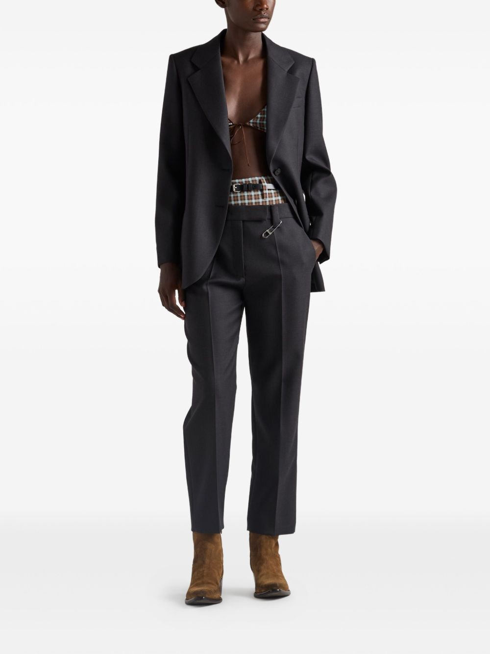 notched-lapel blazer - 2