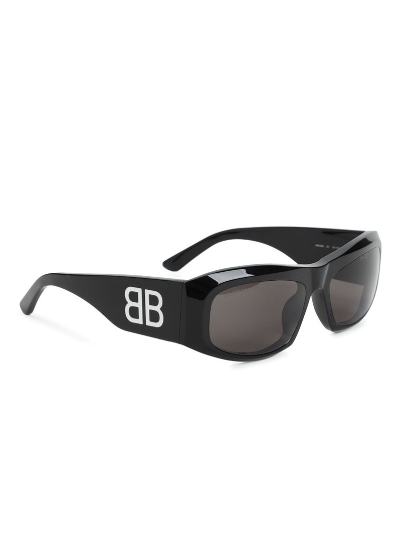 BALENCIAGA oval-frame sunglasses outlook