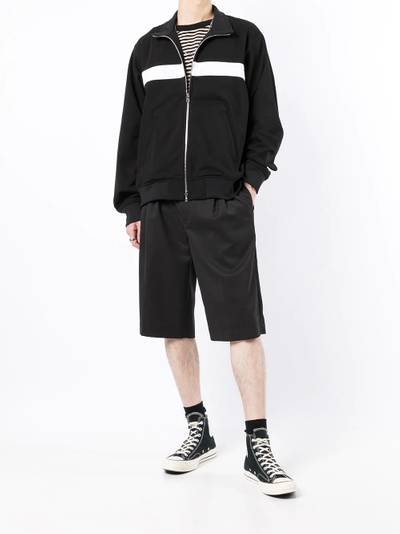 MASTERMIND WORLD striped zip-up jacket outlook