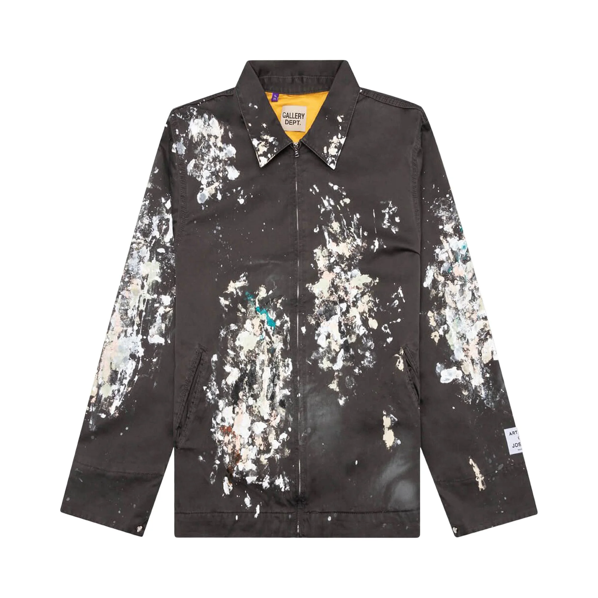 Gallery Dept. Montecito Heavy Paint Jacket 'Dirty Black' - 1