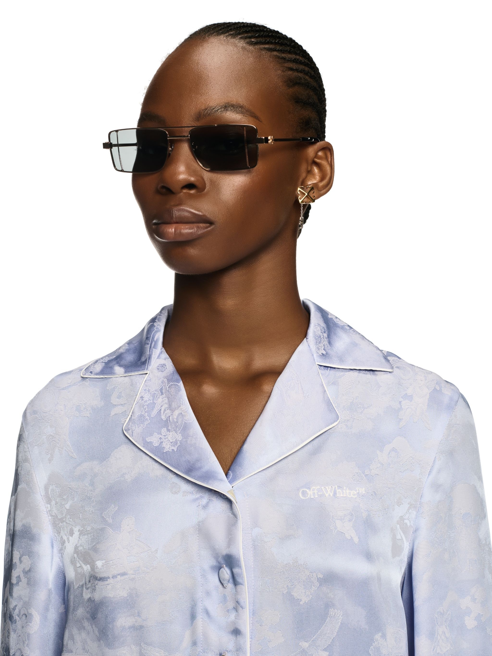 White Fresco Pajama Shirt - 5