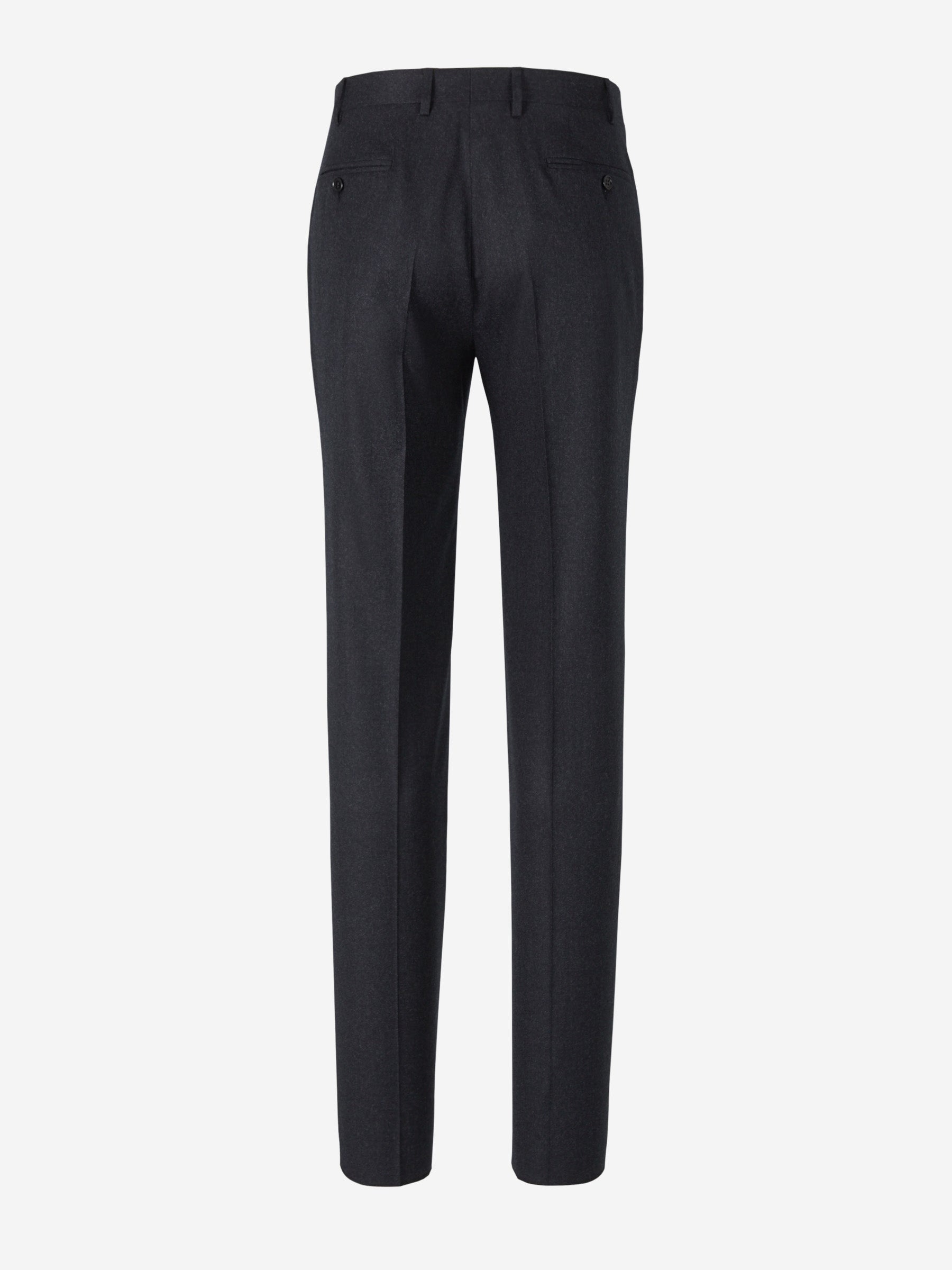 WOOL FLANNEL TROUSERS - 2