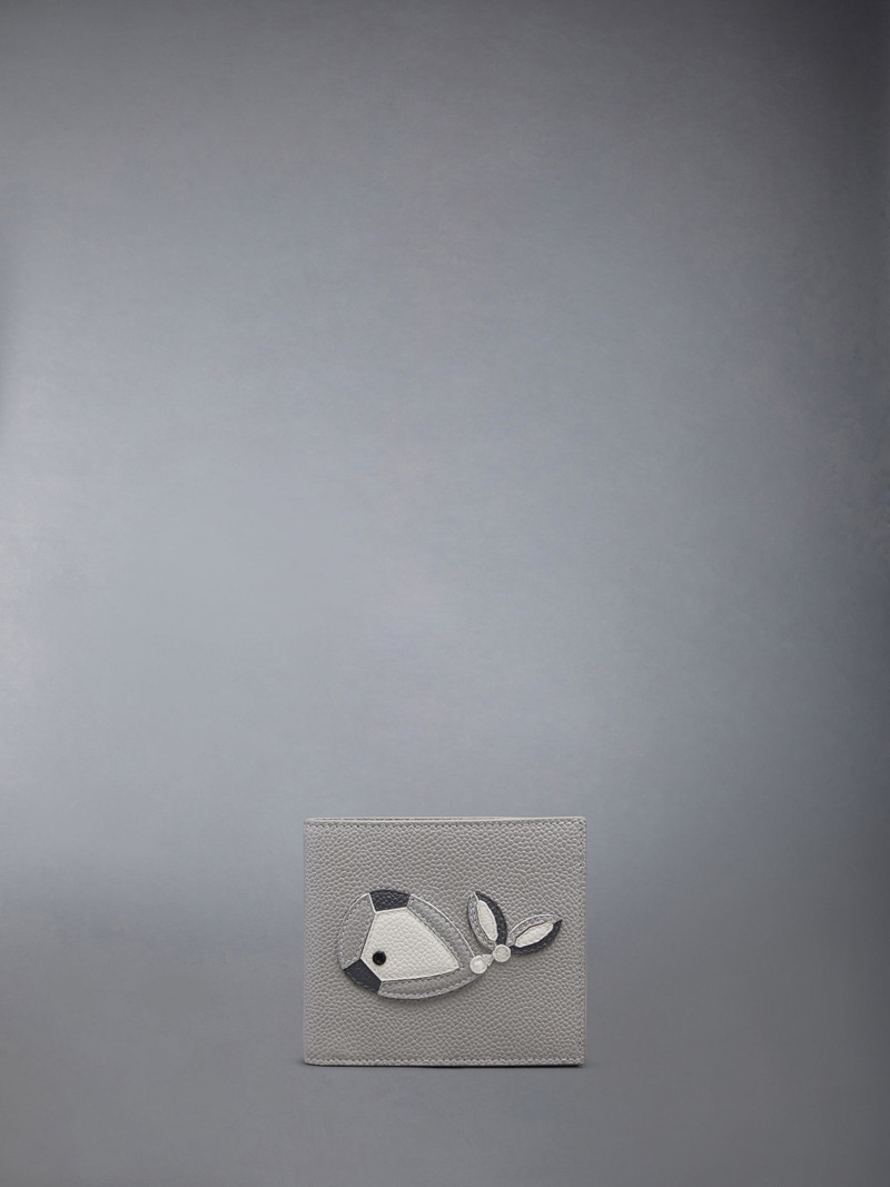 whale-appliqué pebbled wallet 1