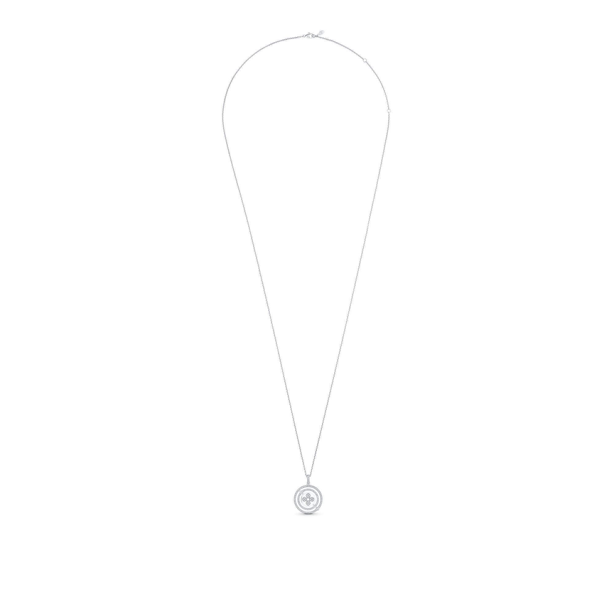 Idylle Blossom Medallion, White Gold And Diamonds - 6