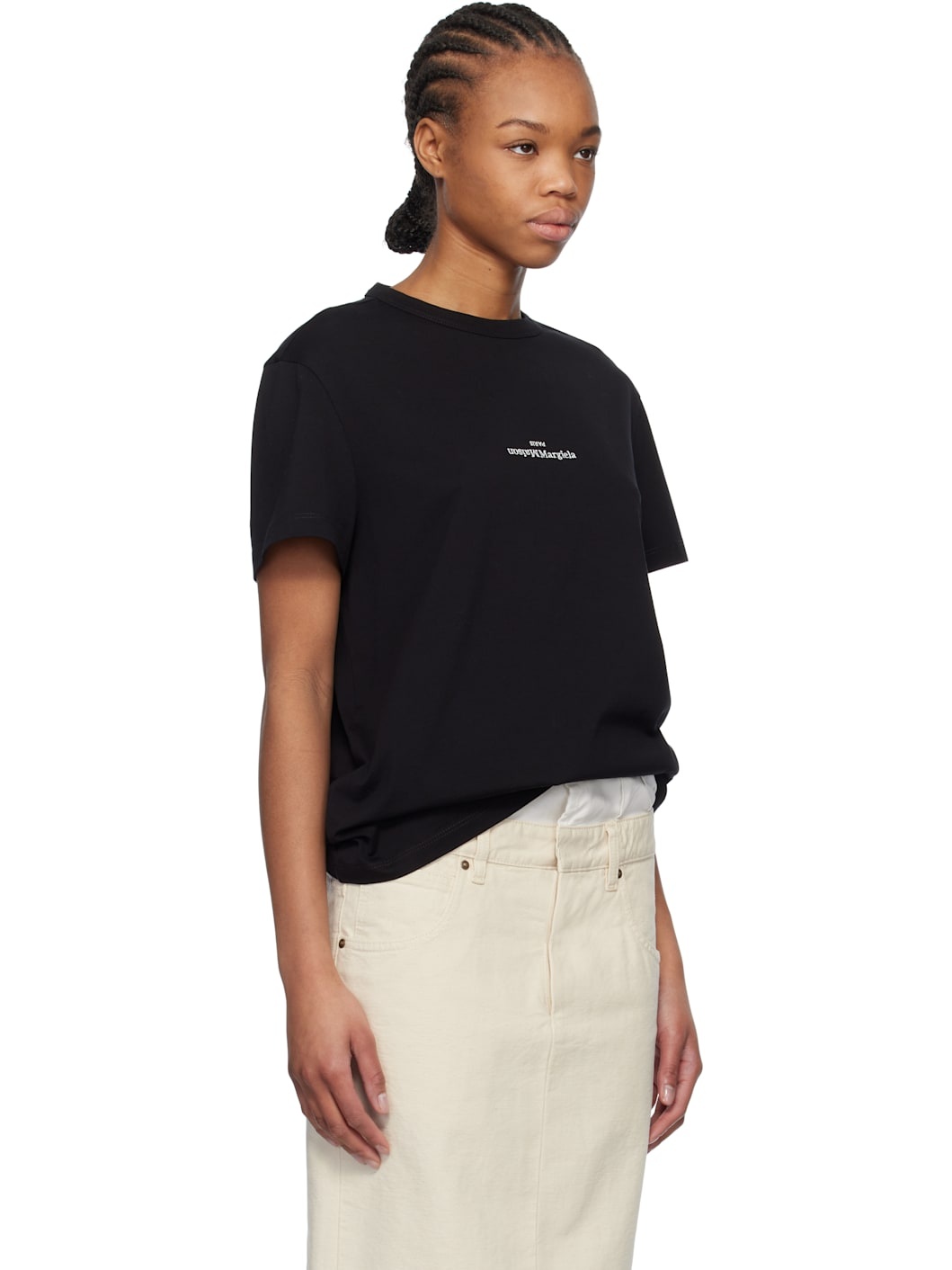 Black Distorted Logo T-shirt - 2