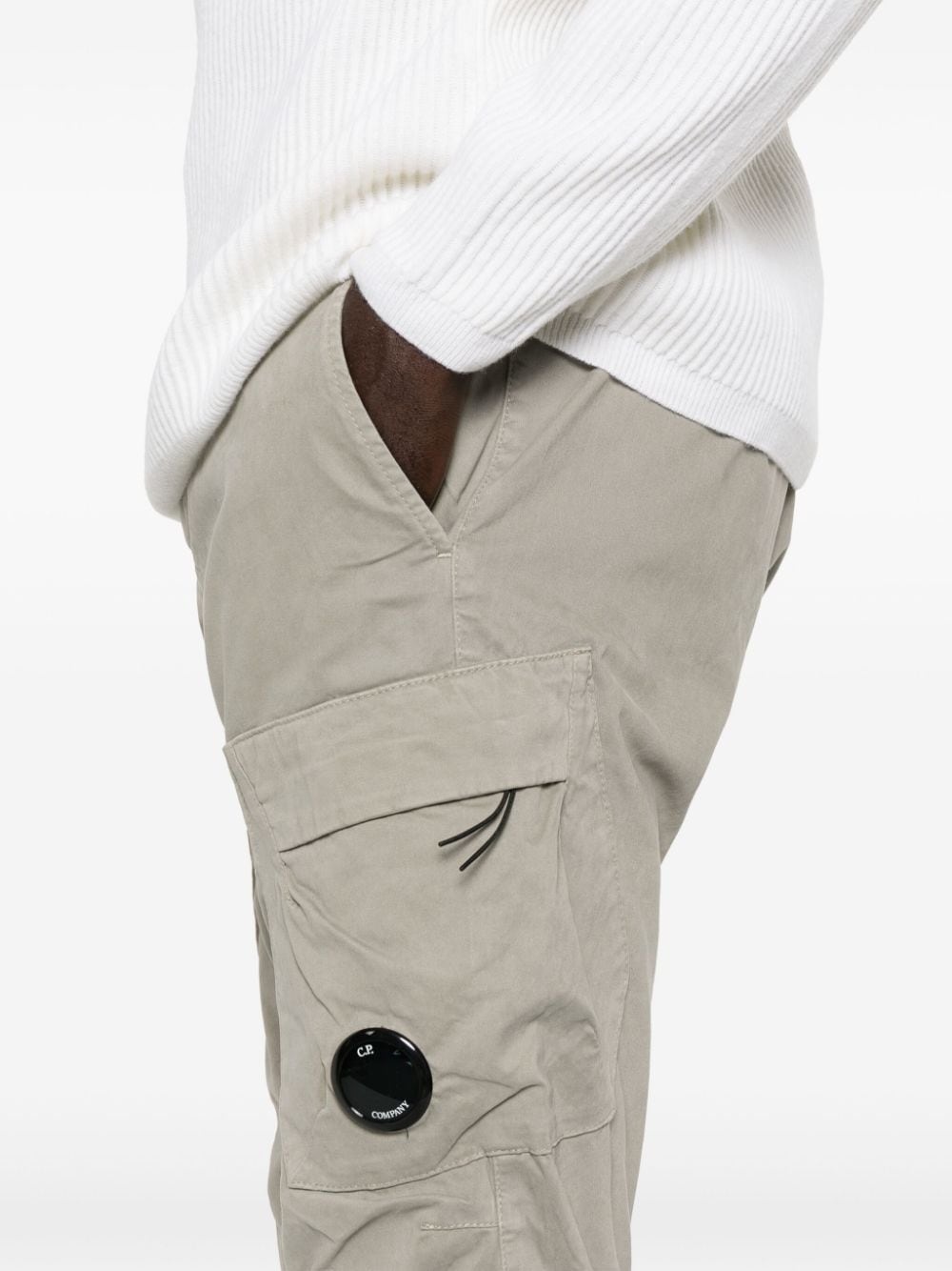 Lens tapered-leg cargo trousers - 5