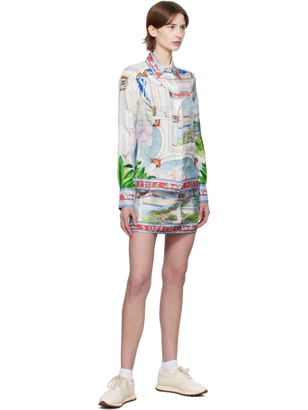Multicolor 'Le Passage' Silk Shirt - 4