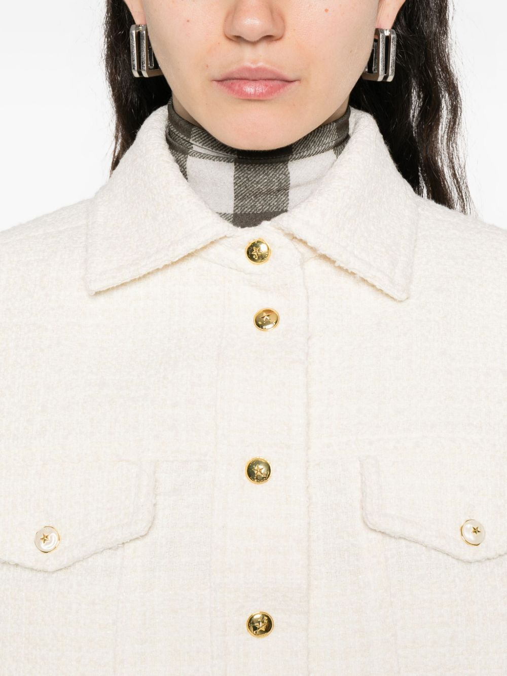 cropped tweed jacket - 5