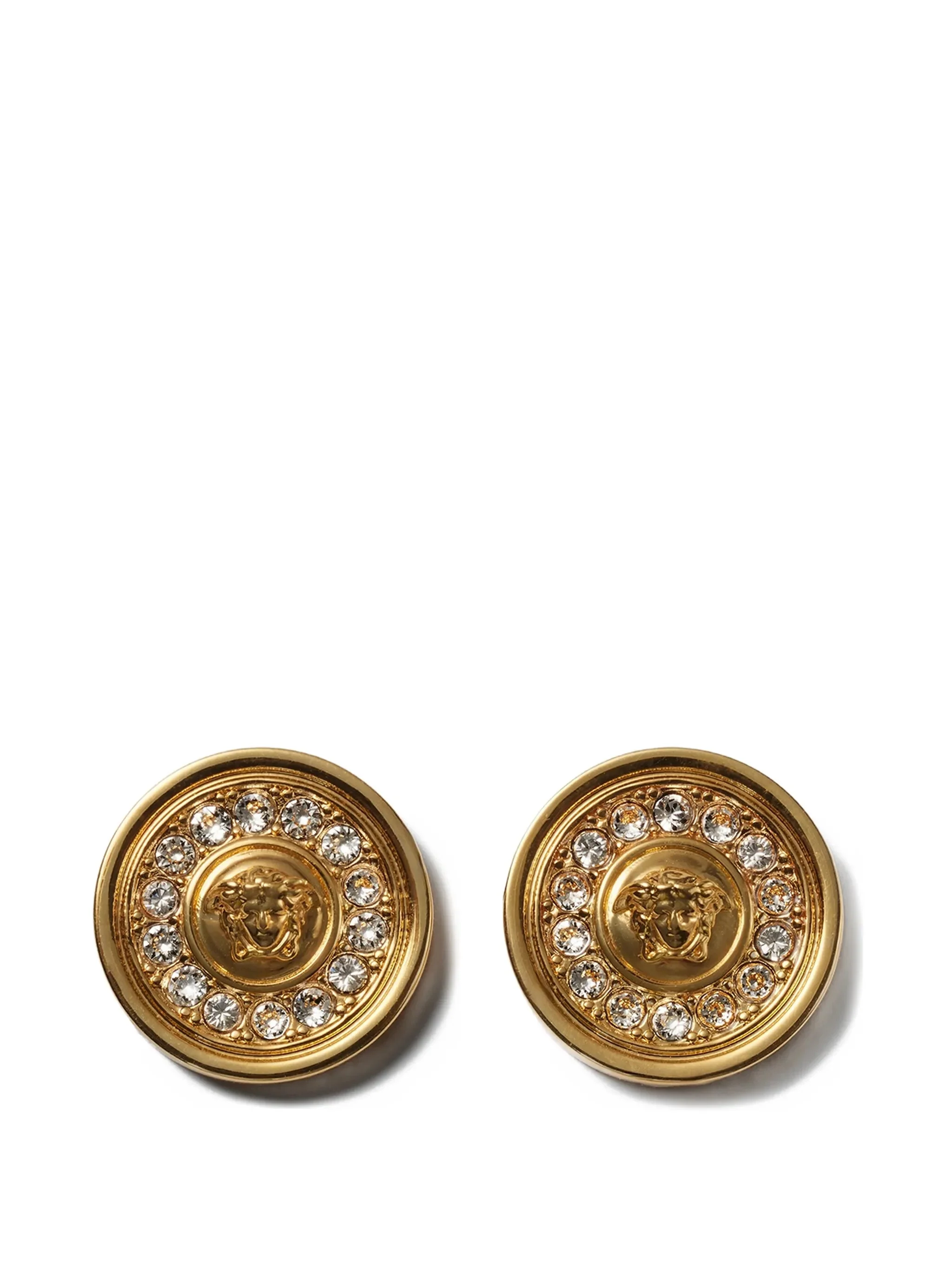Versace Medusa Crystal Earrings - 1