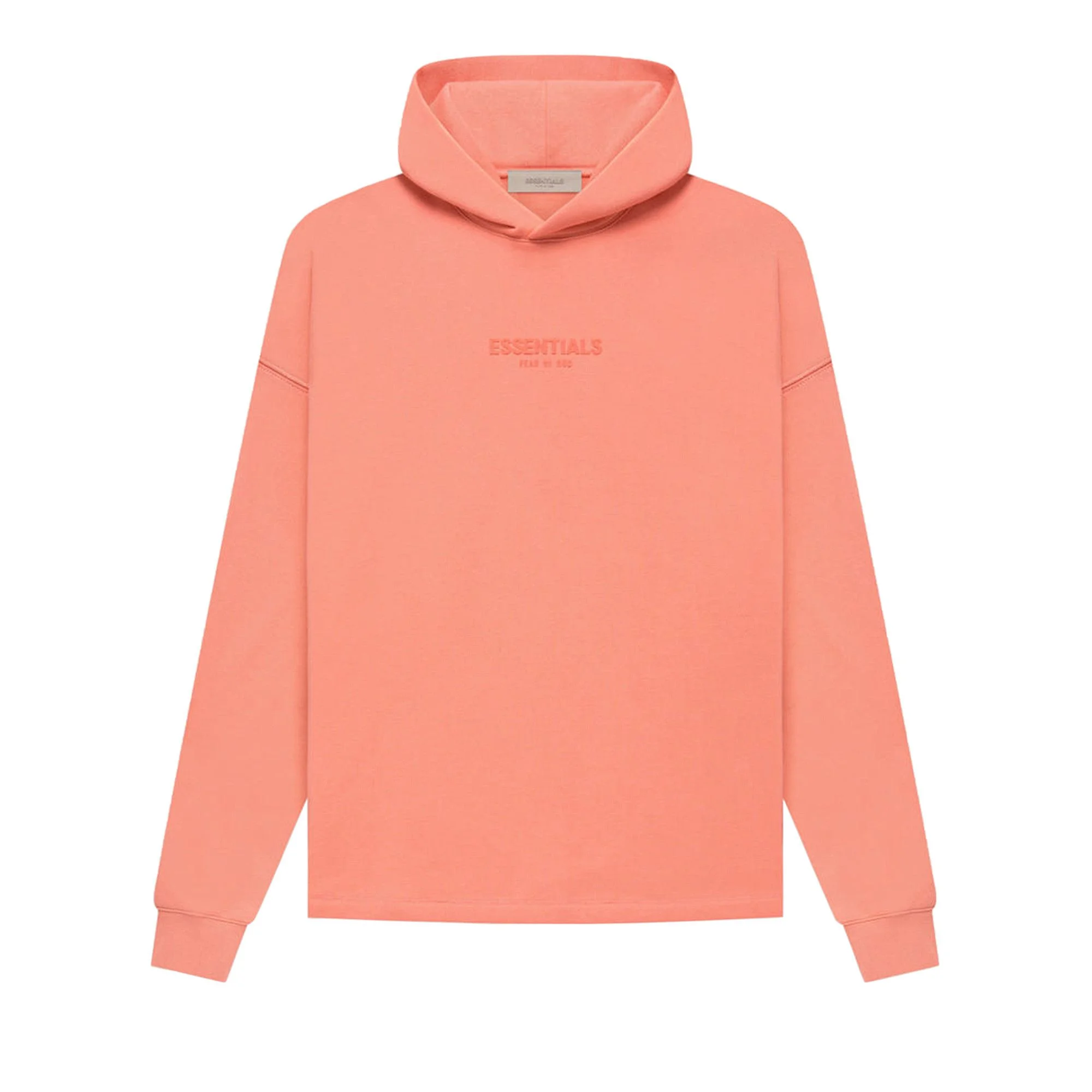 Fear of God Essentials Relaxed Hoodie 'Coral' - 1