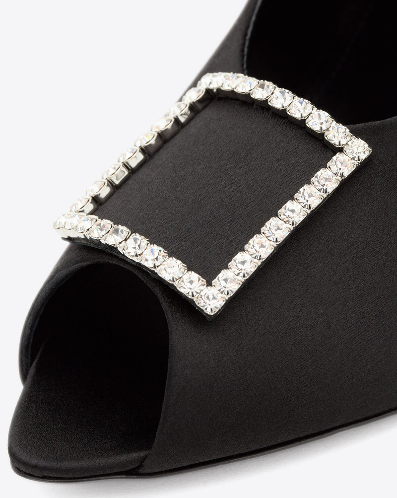 peep pumps in satin crepe 4