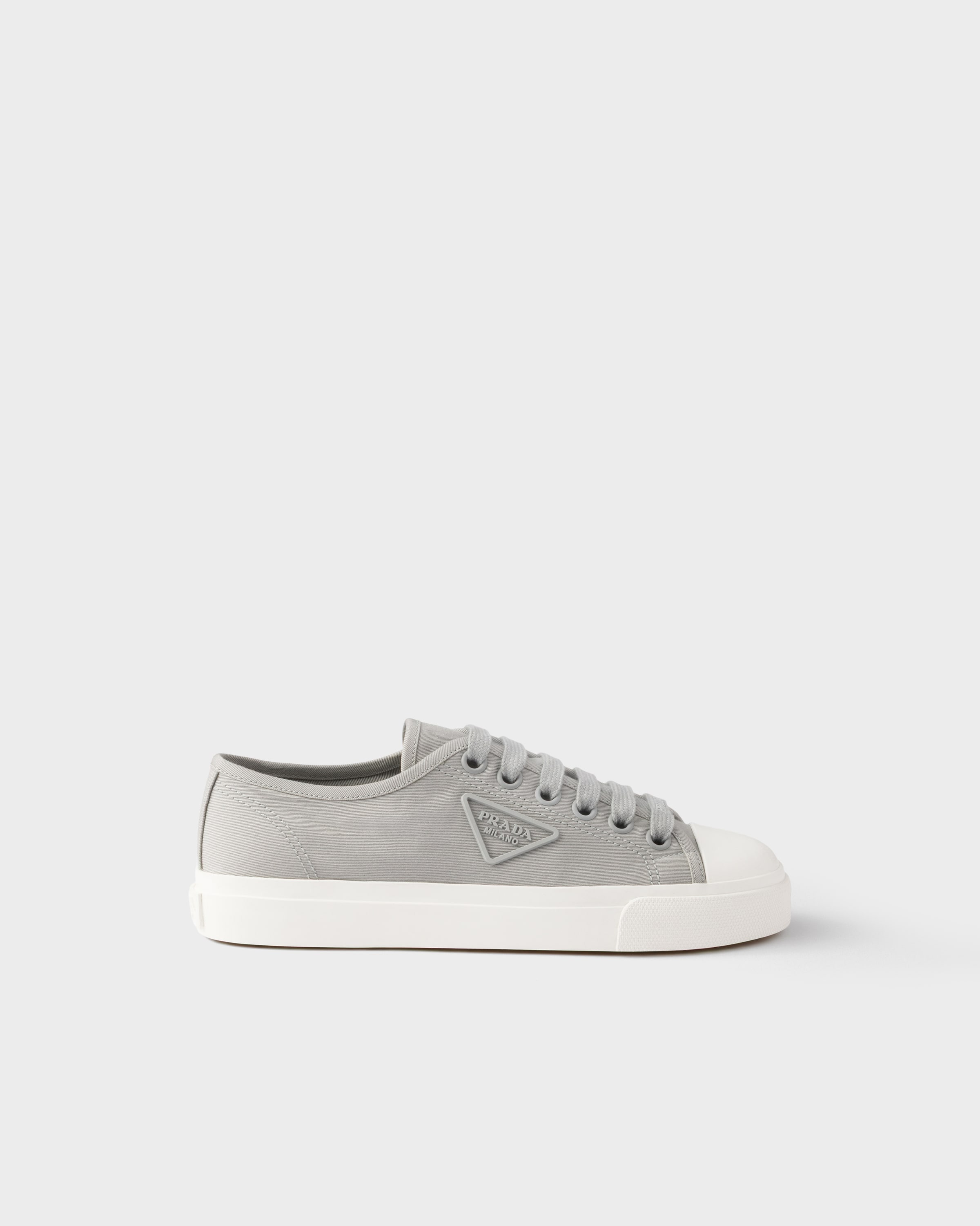 Cotton gabardine sneakers - 2