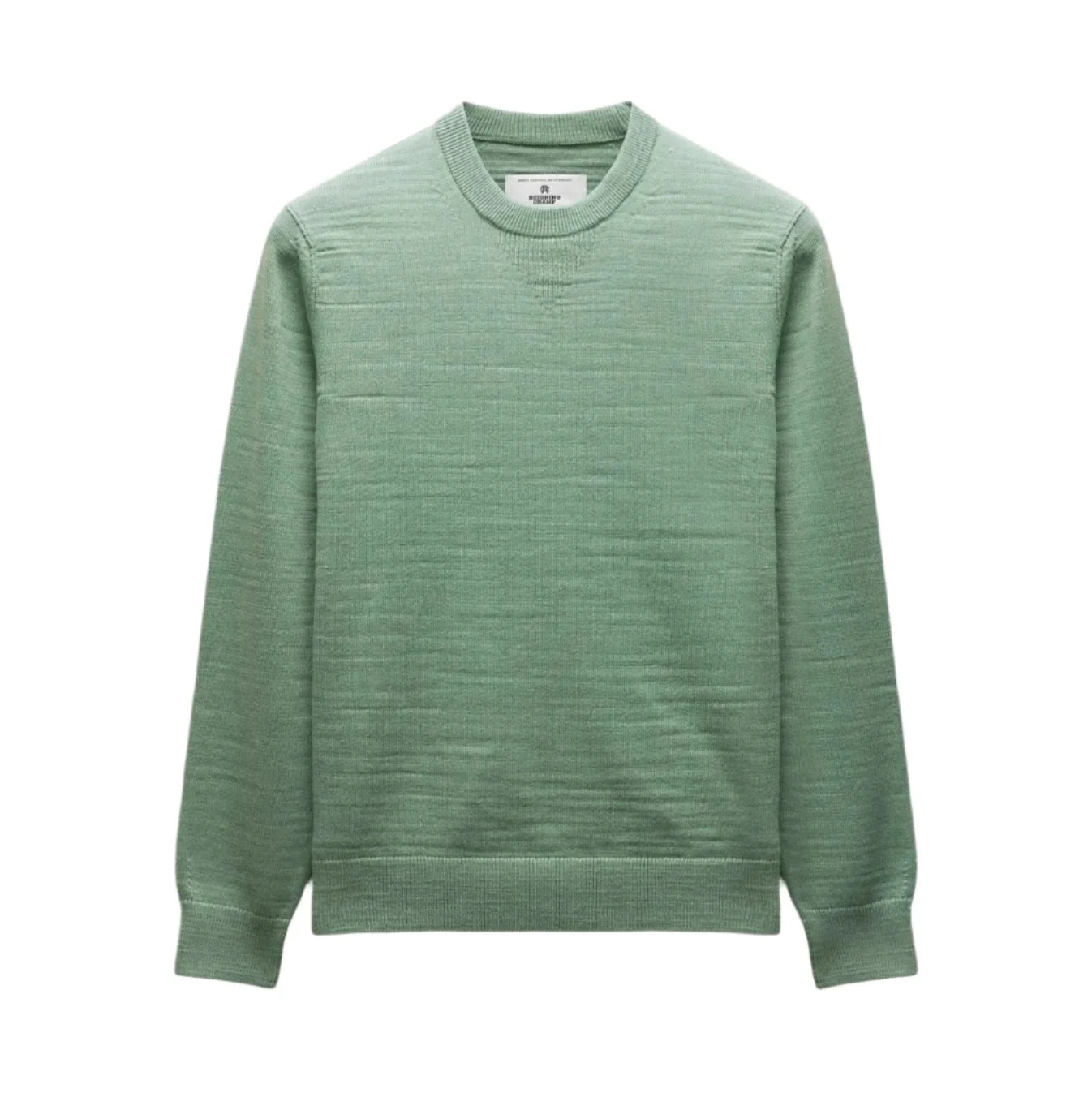 Cotton Slub Laurel Crewneck Sage - 1