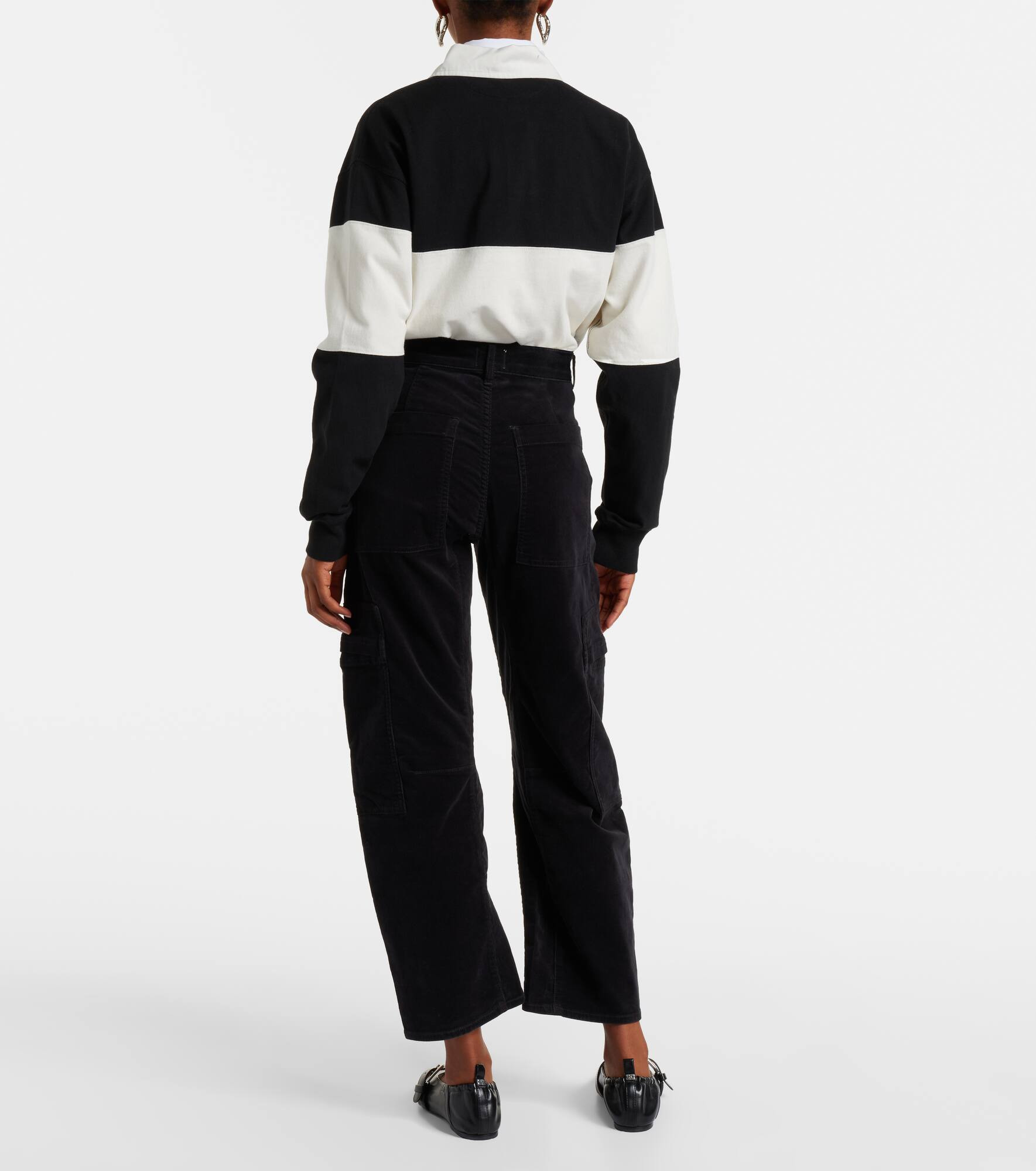 Marcelle barrel-leg cargo pants - 3