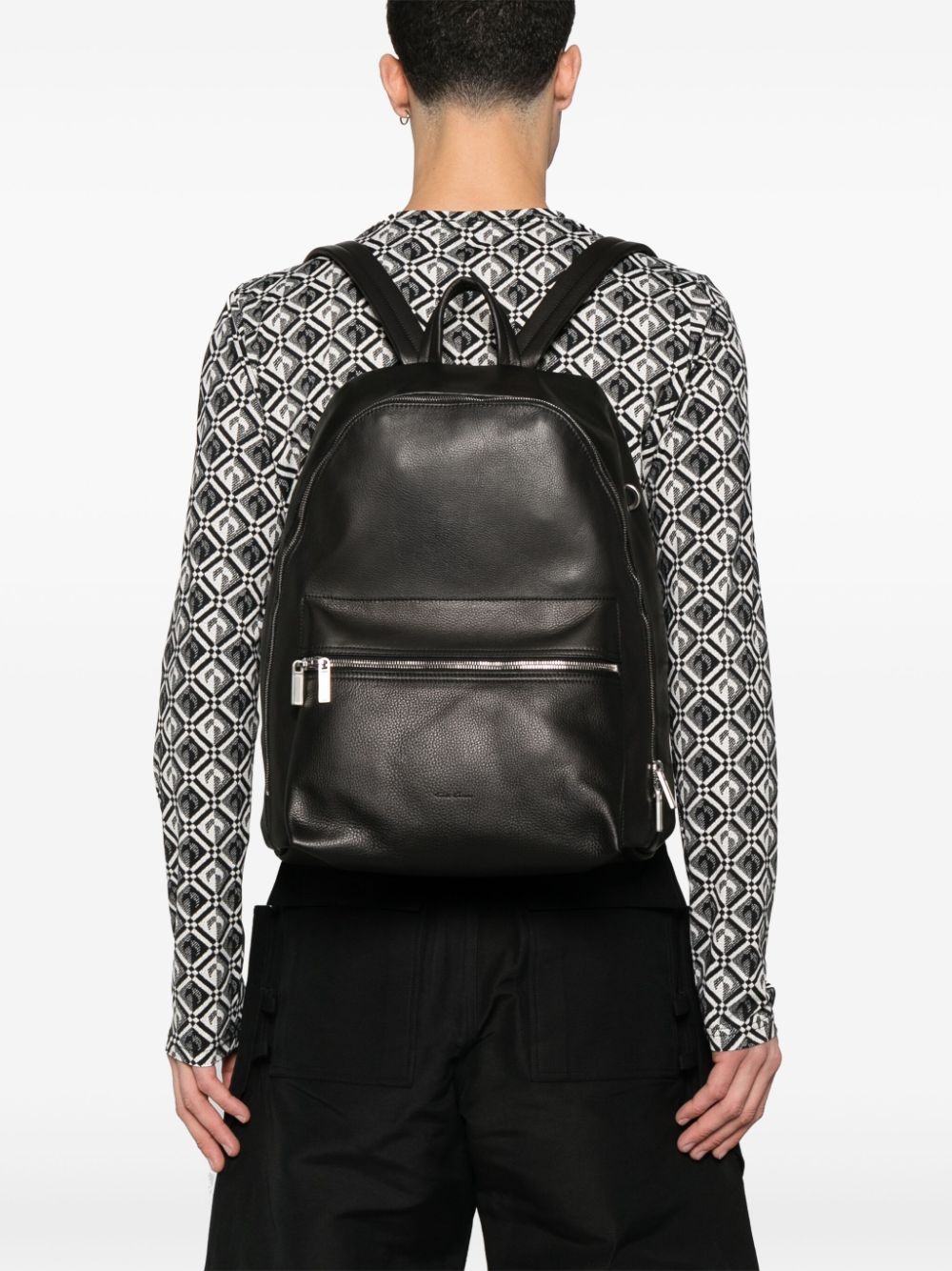 leather backpack - 2
