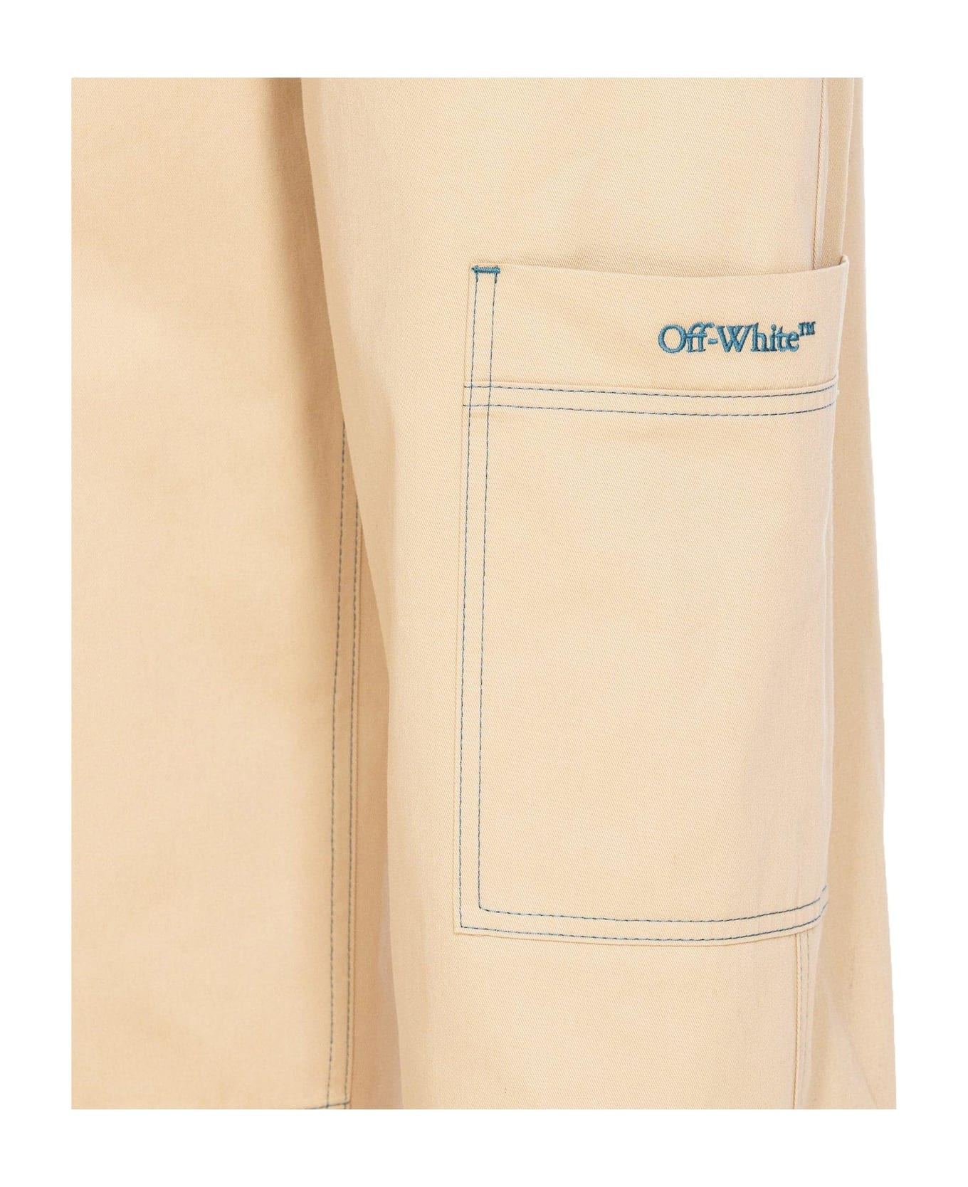 Logo Embroidered Cargo Pants - 3