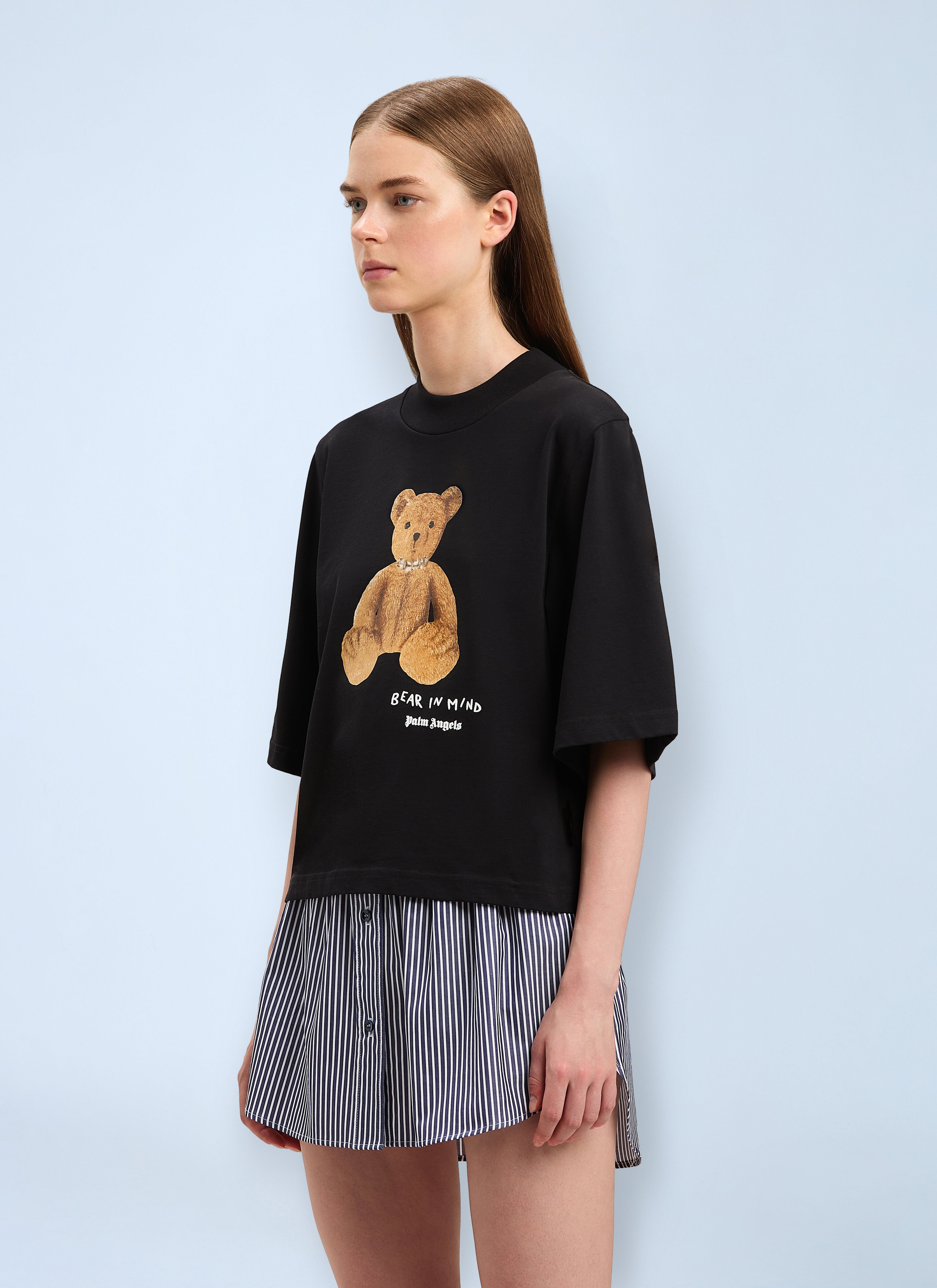 Cropped Bear In Mind T-shirt - 3