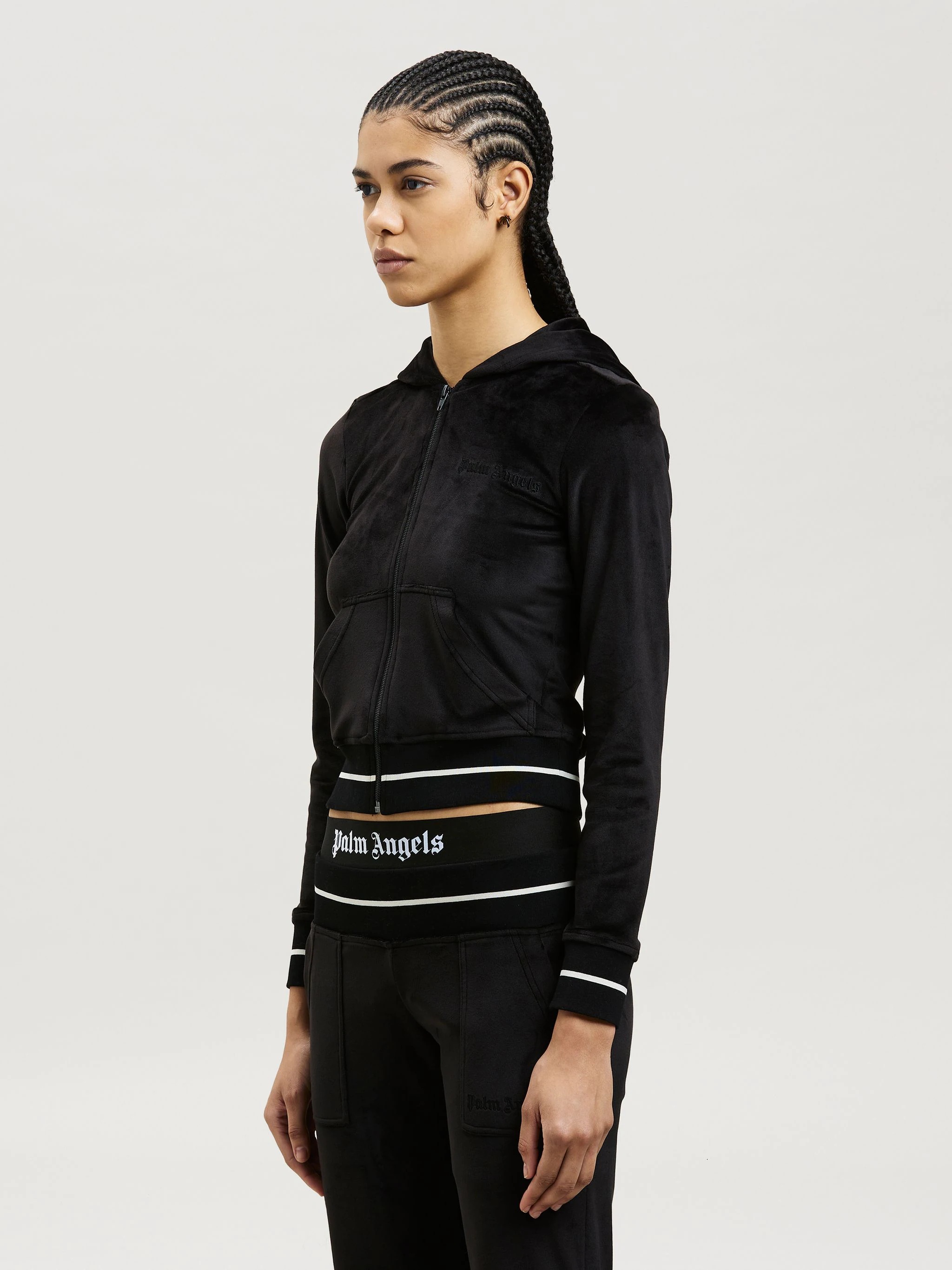 CHENILLE MINI ZIPPED HOODIE - 4
