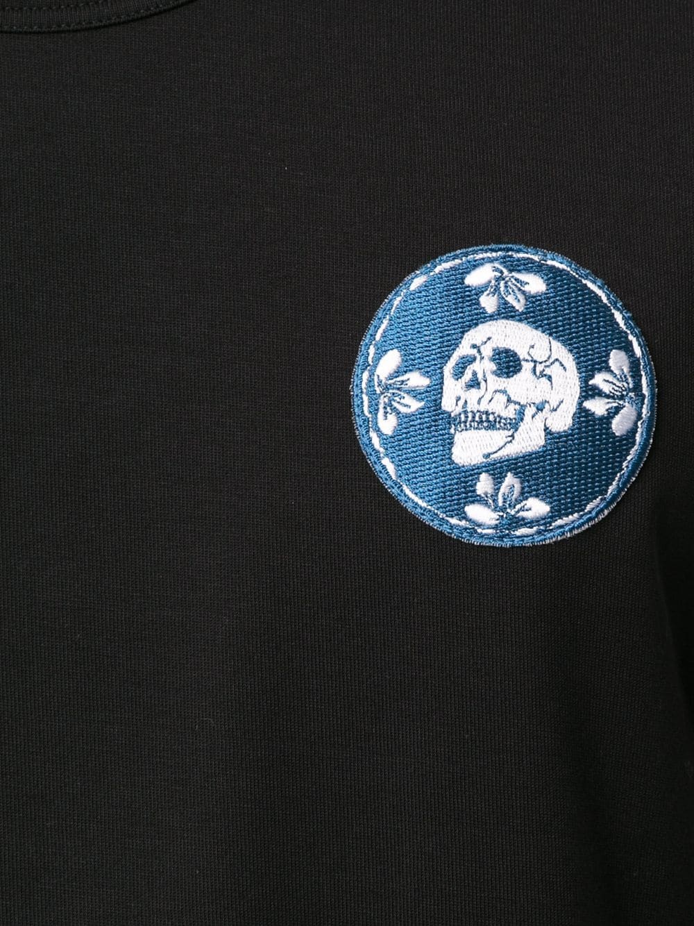 skull patch slim-fit T-shirt - 5