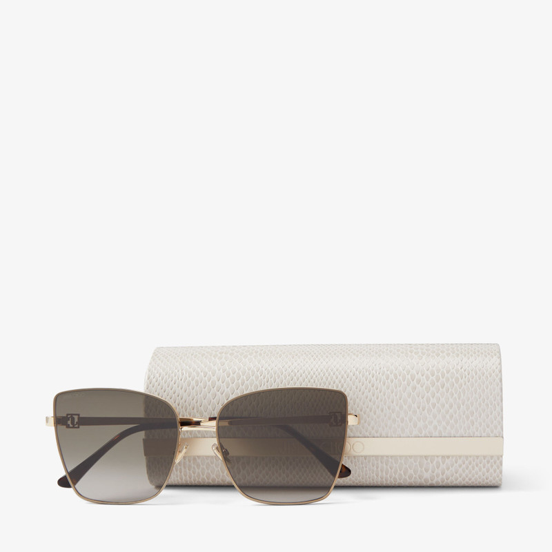 Vella
Rose Gold and Havana Square Frame Sunglasses with JC Emblem 4