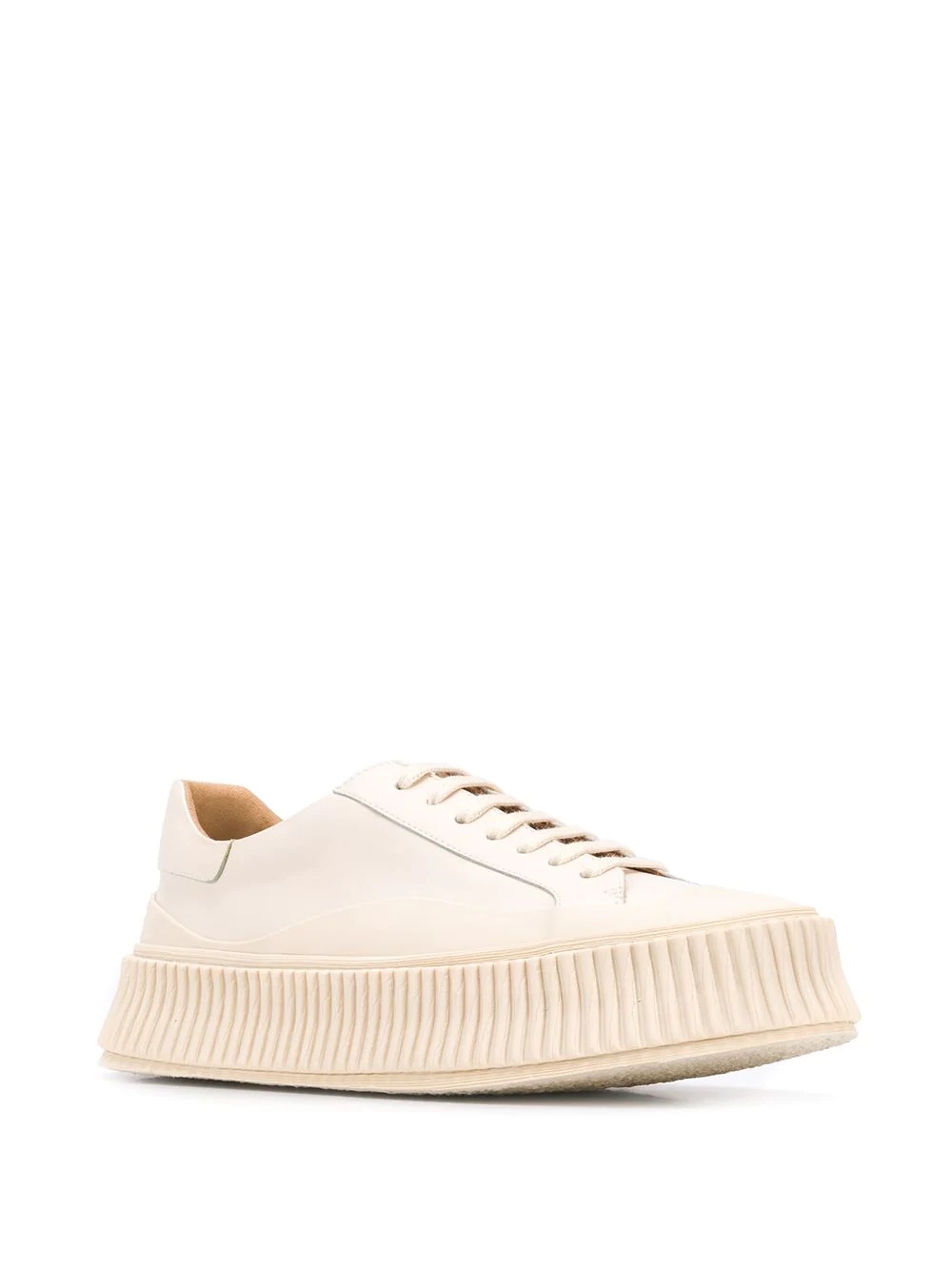 low-top platform sneakers - 2