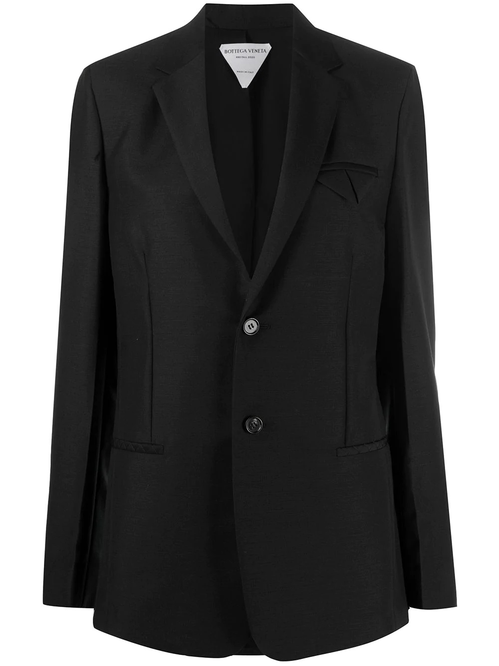 notched lapel blazer - 1