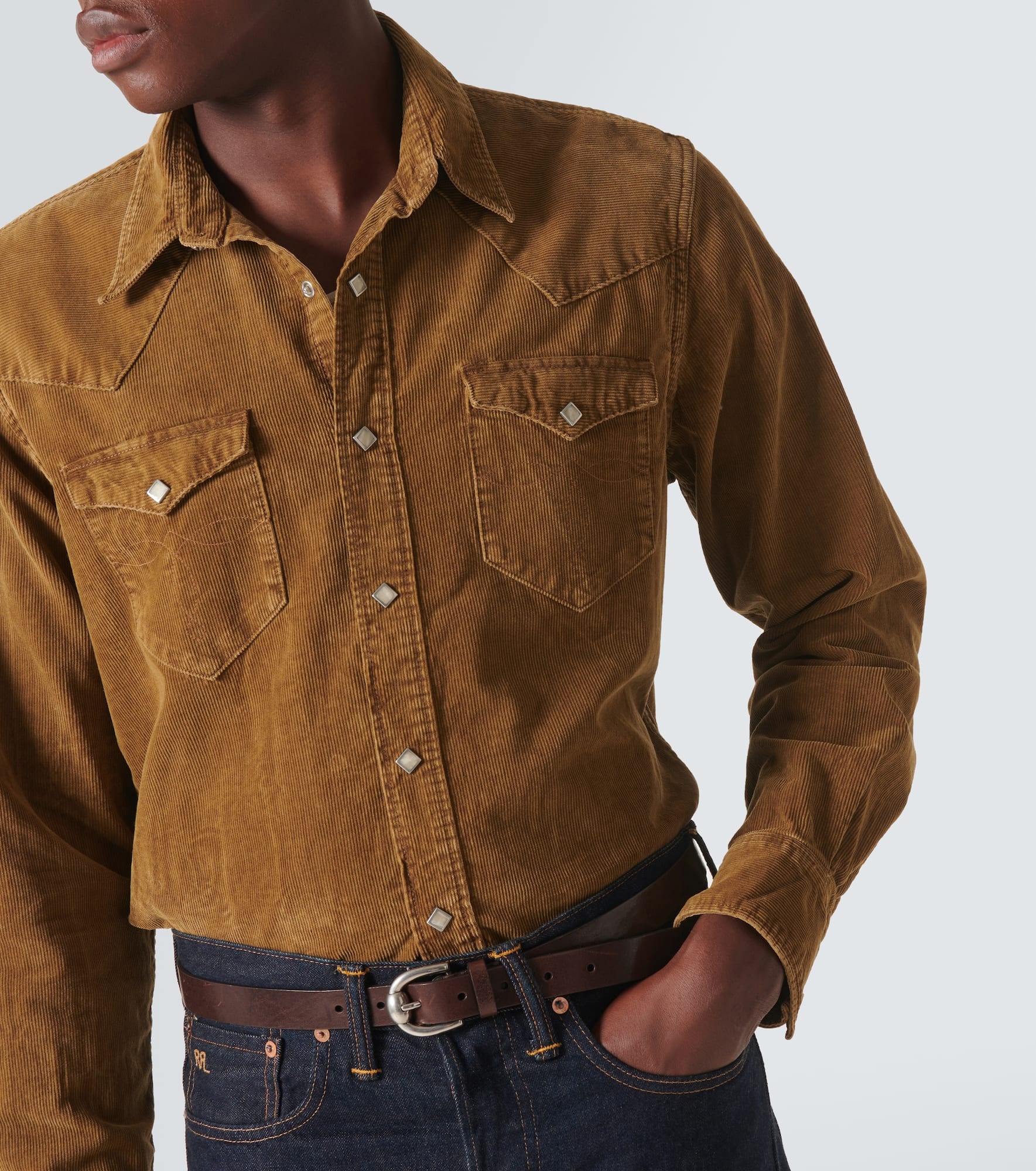 Buffalo West cotton corduroy shirt - 5