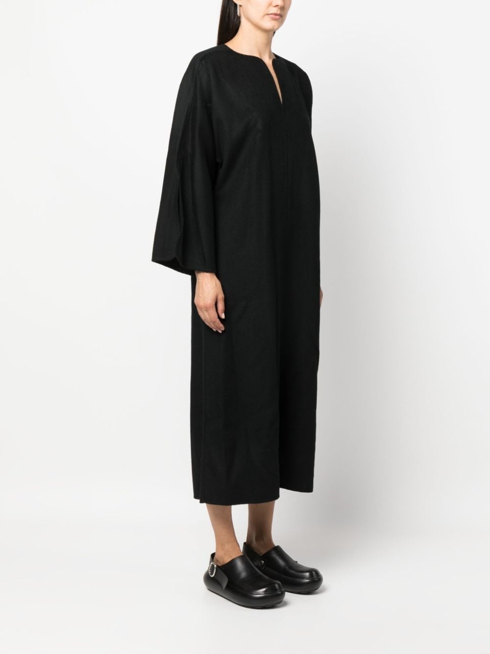 Cais long-sleeve wool midi dress - 3