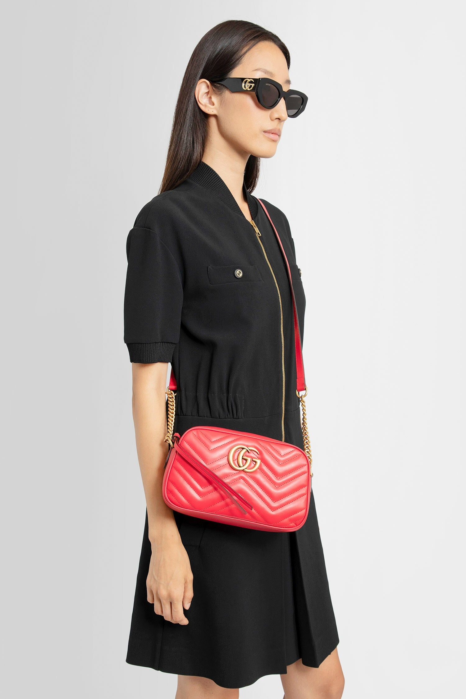 GUCCI WOMAN RED SHOULDER BAGS - 4