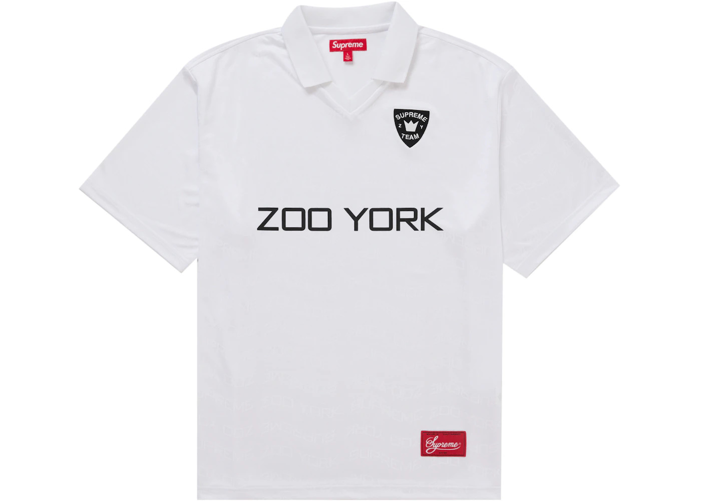 Supreme Zoo York Soccer Jersey White - 1