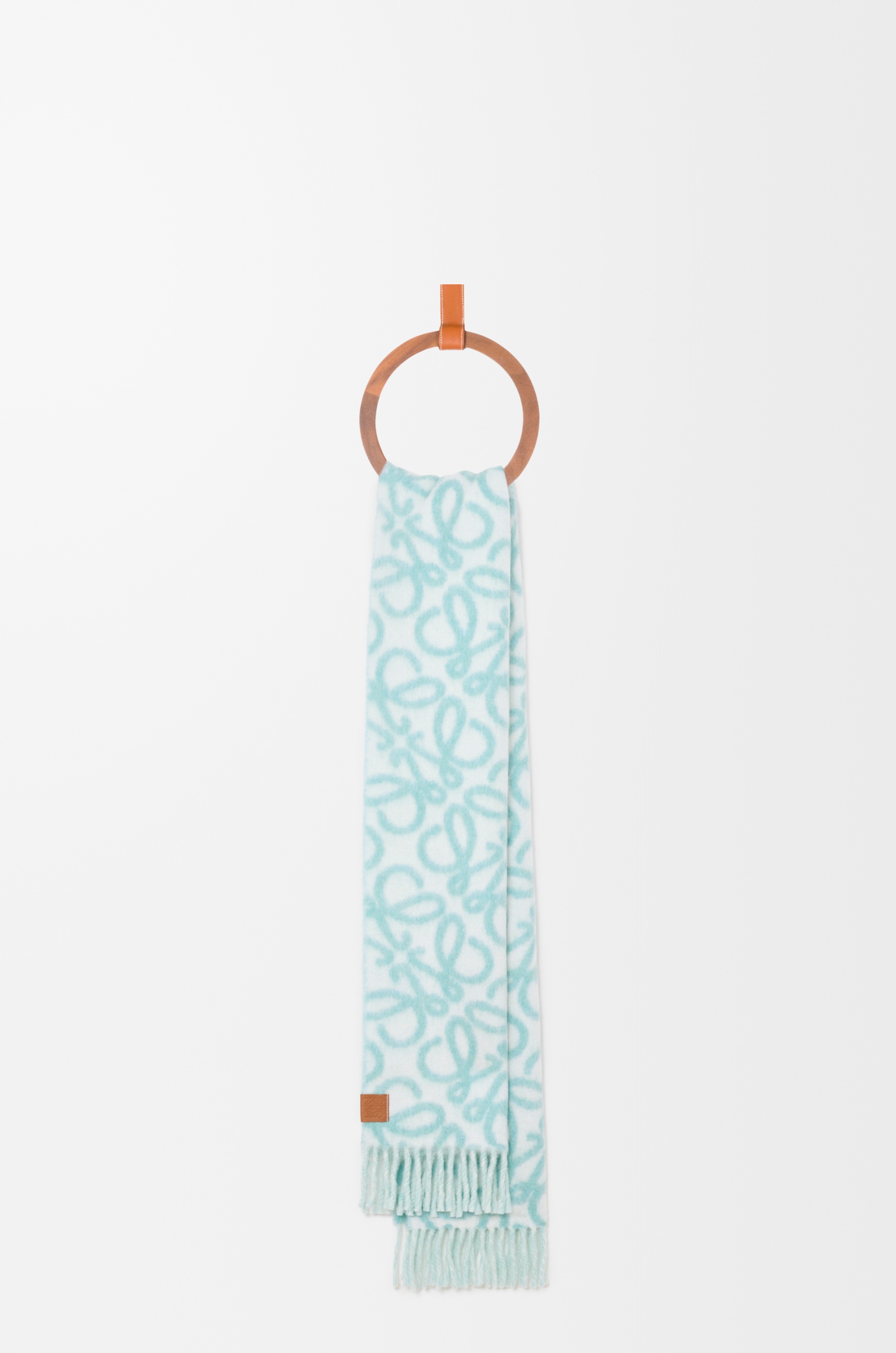 Anagram scarf in alpaca and wool blend - 4