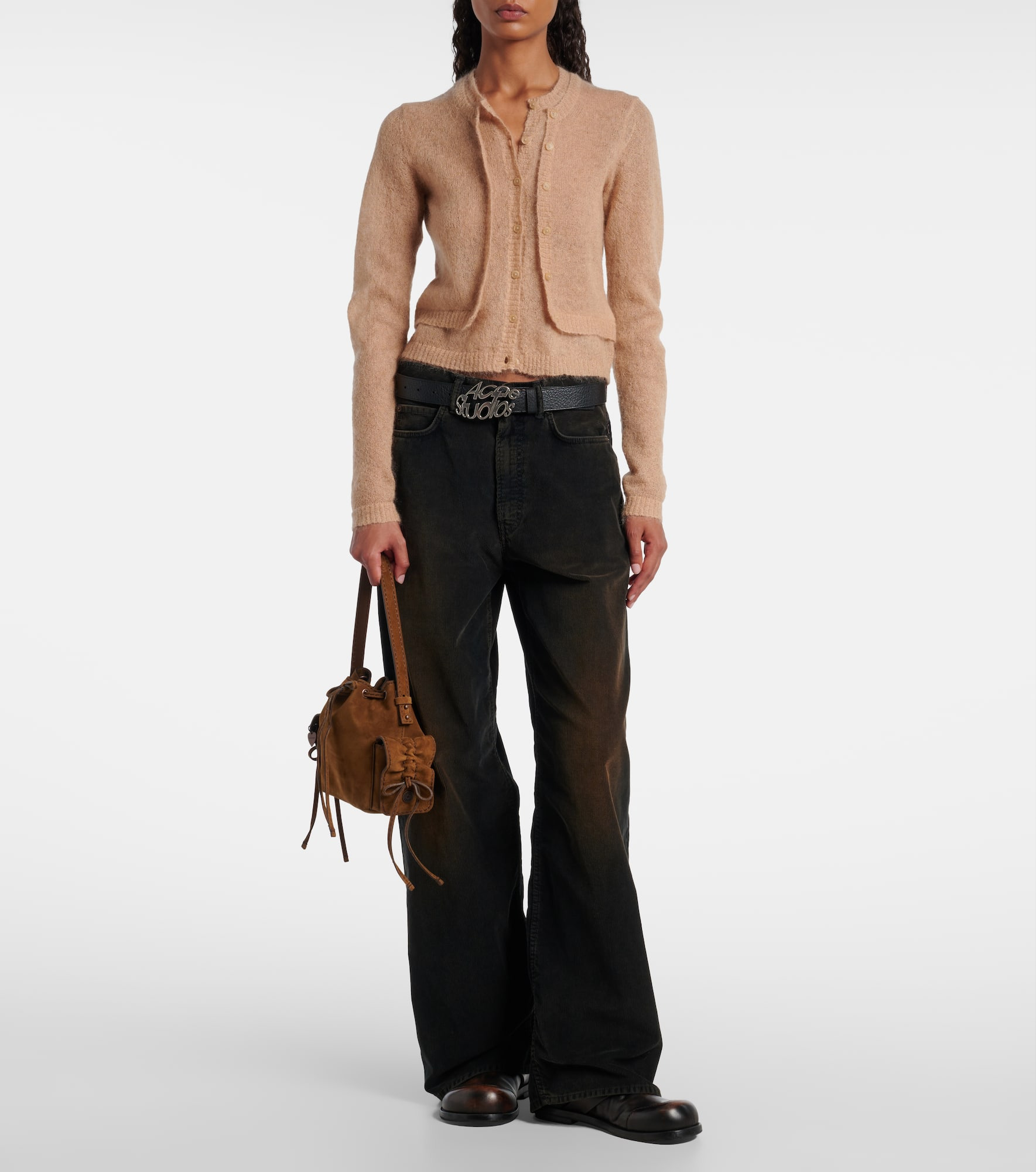 Mid-rise wide-leg jeans - 2