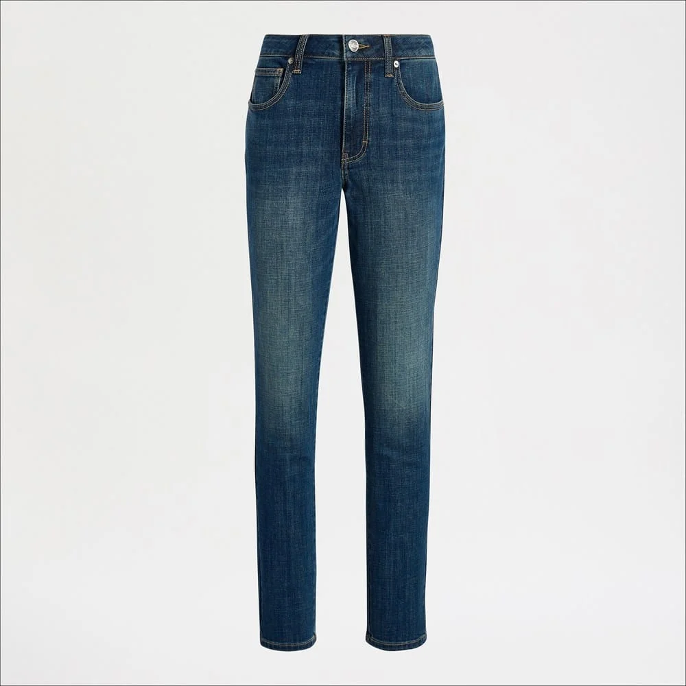 Mid Rise Pencil Jean - 1