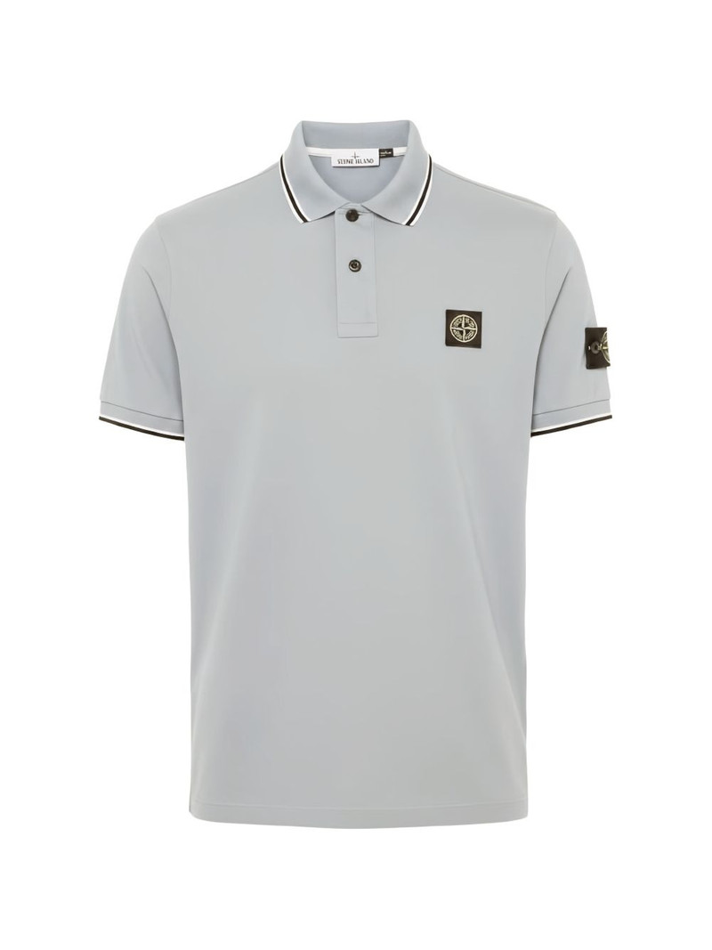 patch polo shirt 1