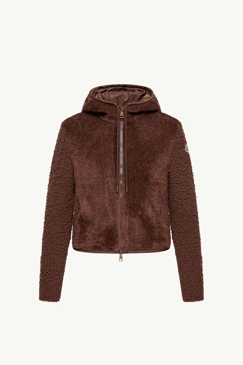 Bouclé & Teddy Zip-Up Hoodie 1