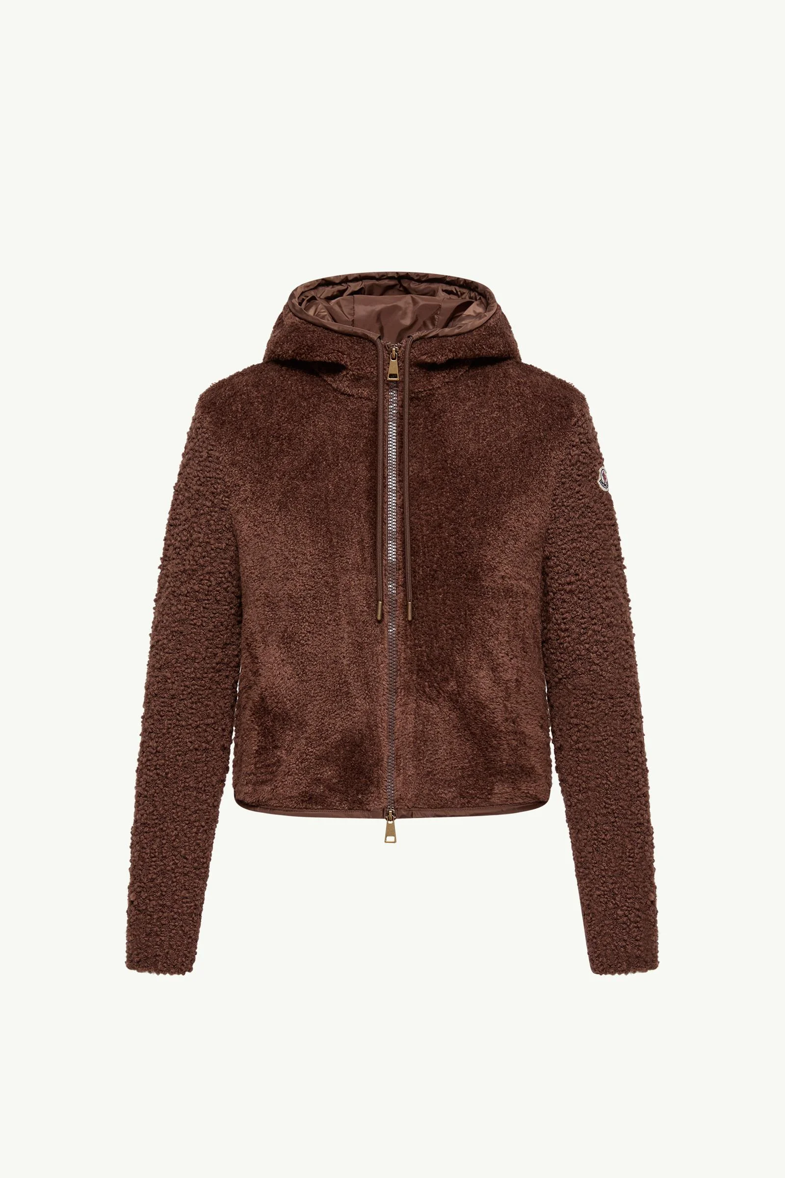 Bouclé & Teddy Zip-Up Hoodie - 1