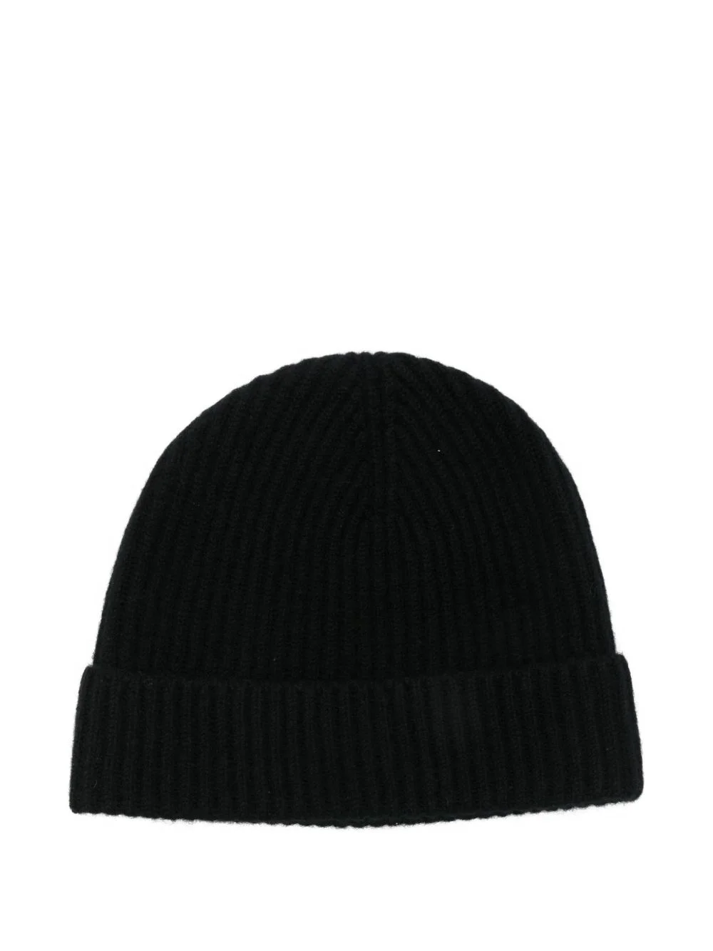 cashmere ribbed beanie hat - 1