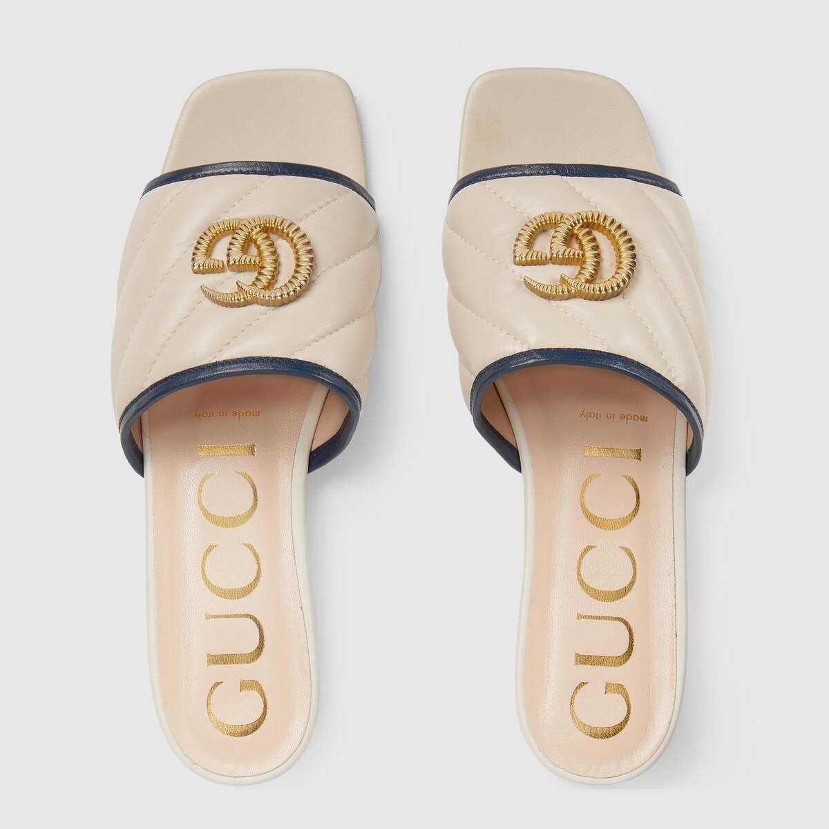 Women's slide with Double G - 3