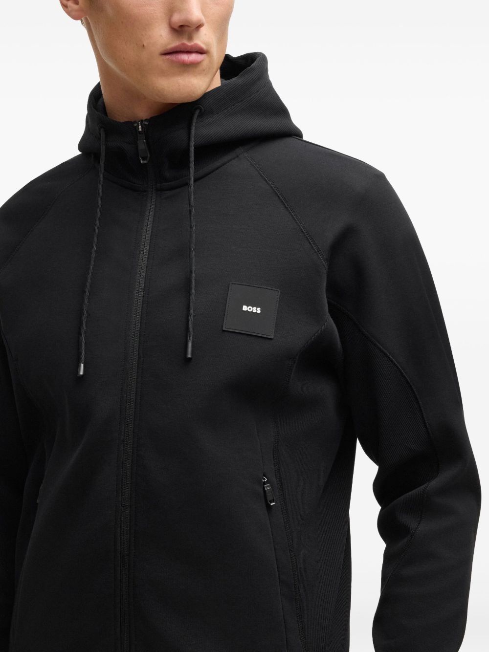logo-appliqué hoodie - 5